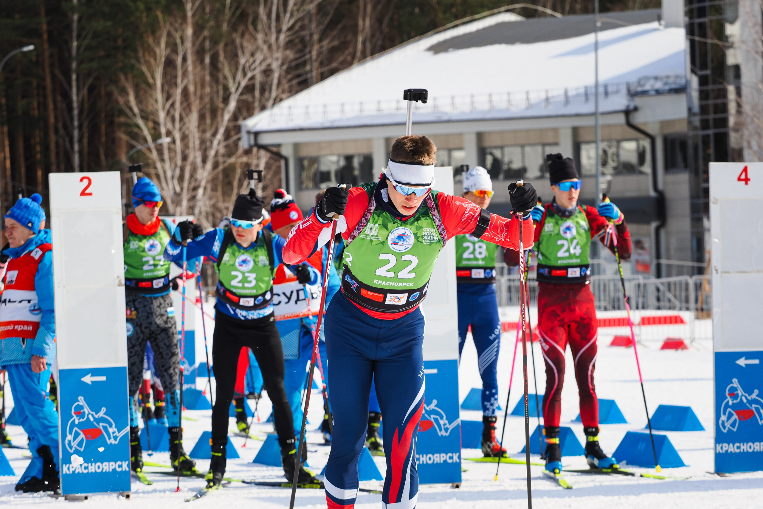 Биатлон / Первенство России. Репортажный фотограф Алексей Козьмин