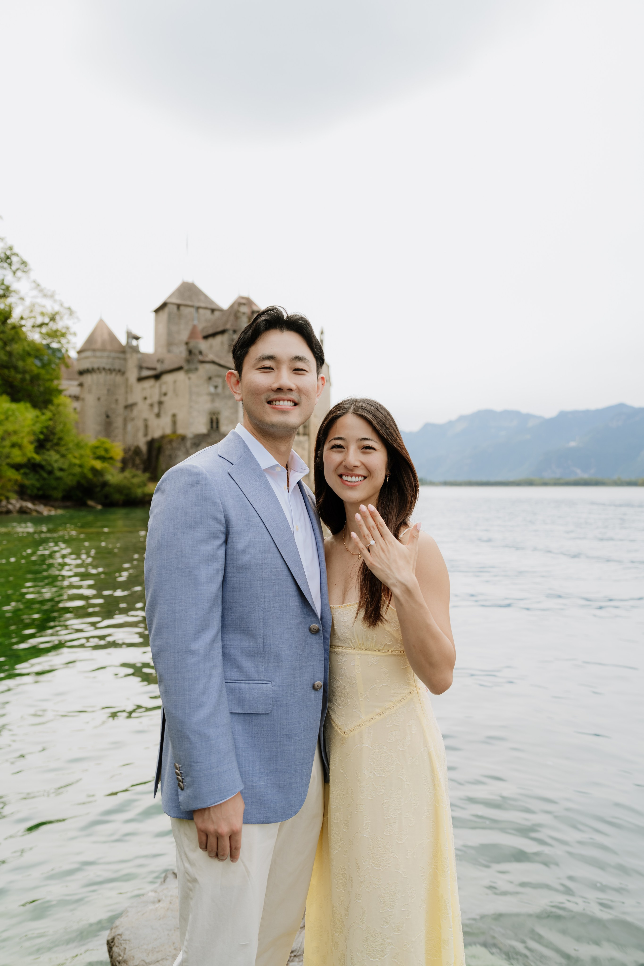 Kristi & Andy | Proposal Montreux. Professional Wedding Photographer Geneva & Romande Switzerland | Tanya Creator