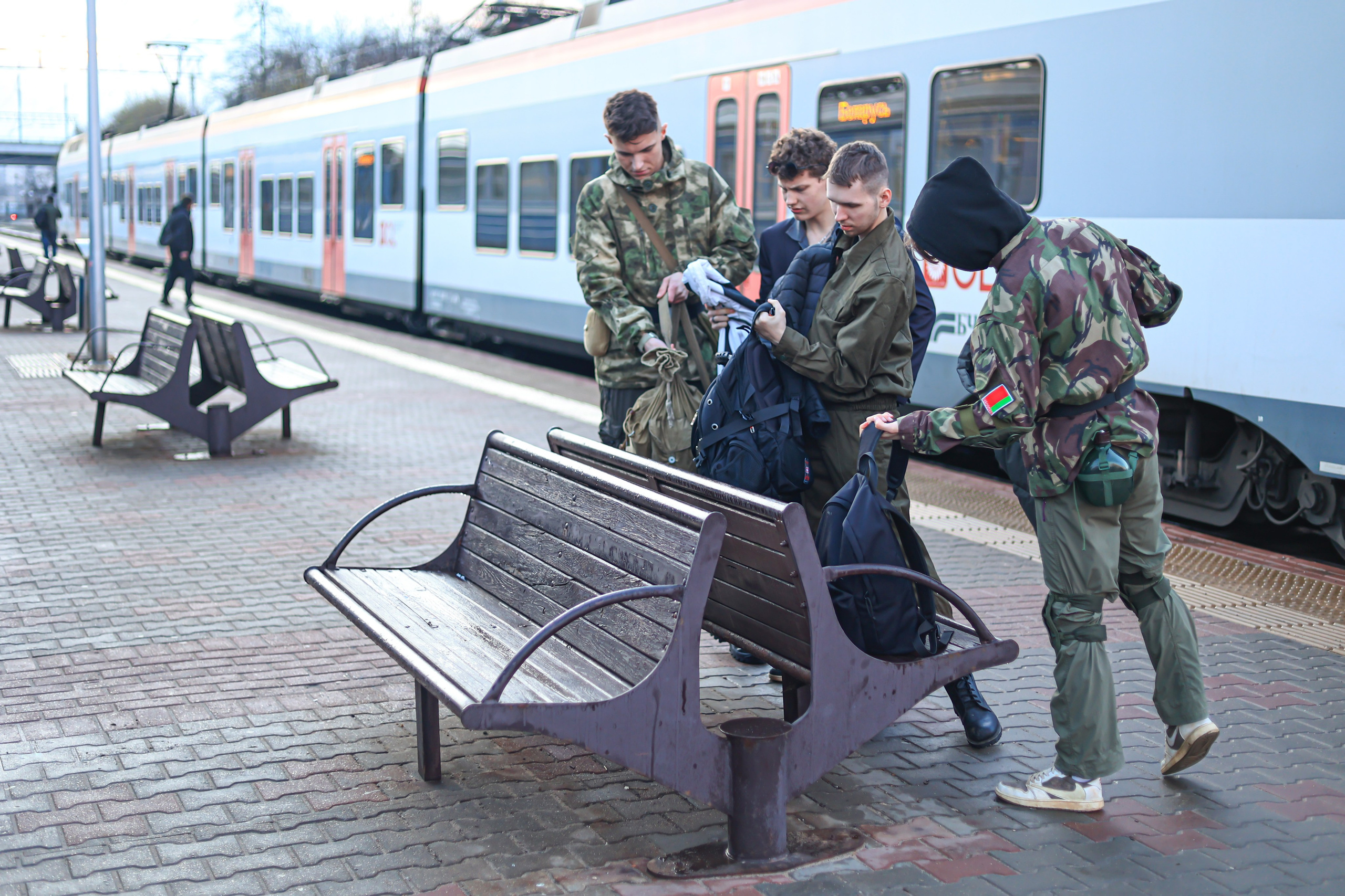 Отправление в ж/д поездку (military). Алексей Климков. Фотограф для Вашего бизнеса и частных съемок в Минске и по Беларуси