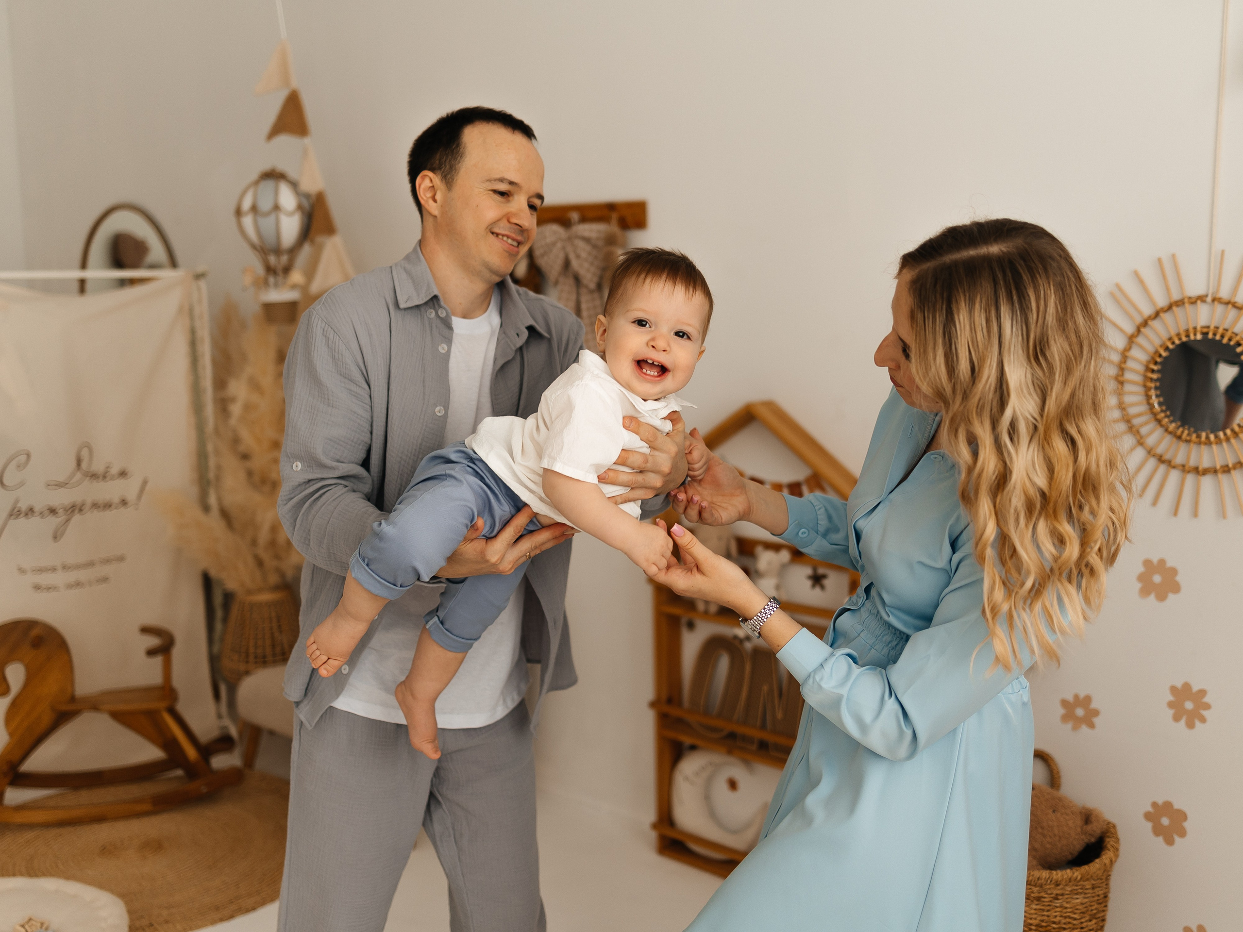 К годику Демьяна — фотостудия «My kitten». Семейный фотограф в Краснодаре Храмова Анна