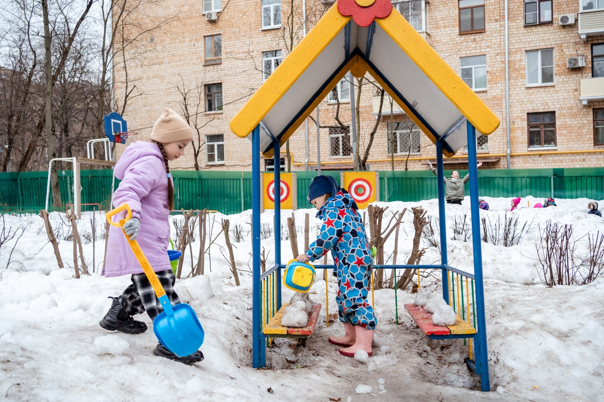 Детский садик. Семейный фотограф Варвара Сорока в городе Москве