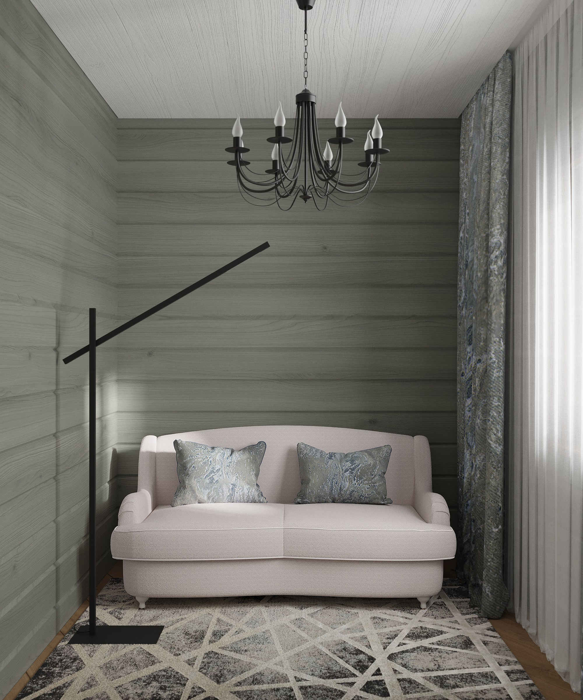 Спальня. 3D-дизайнер Кристина Пуляевская