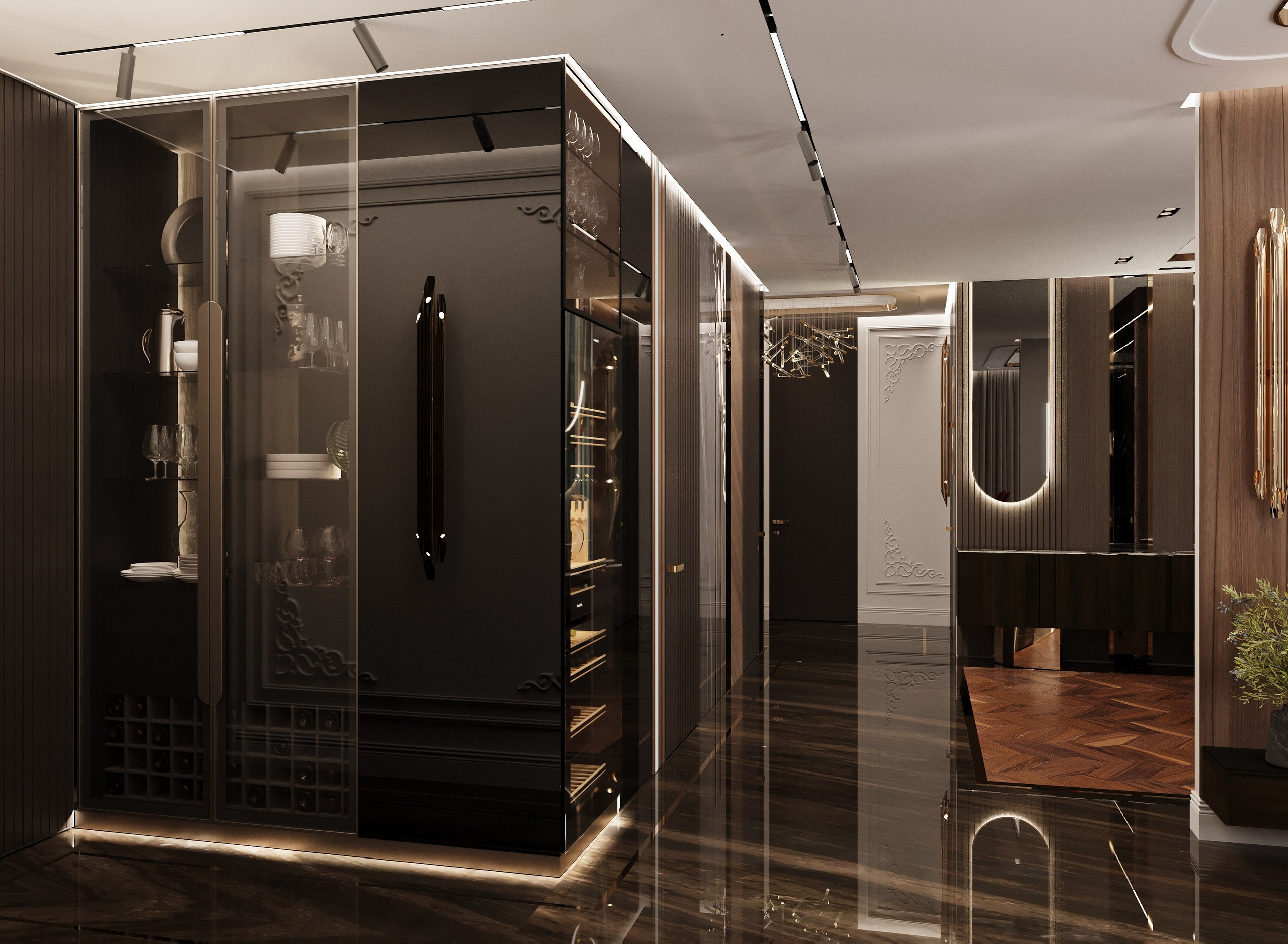 ЖК «ХЕДЛАЙНЕР» г. Москва. Modern Muf студия дизайна интерьера