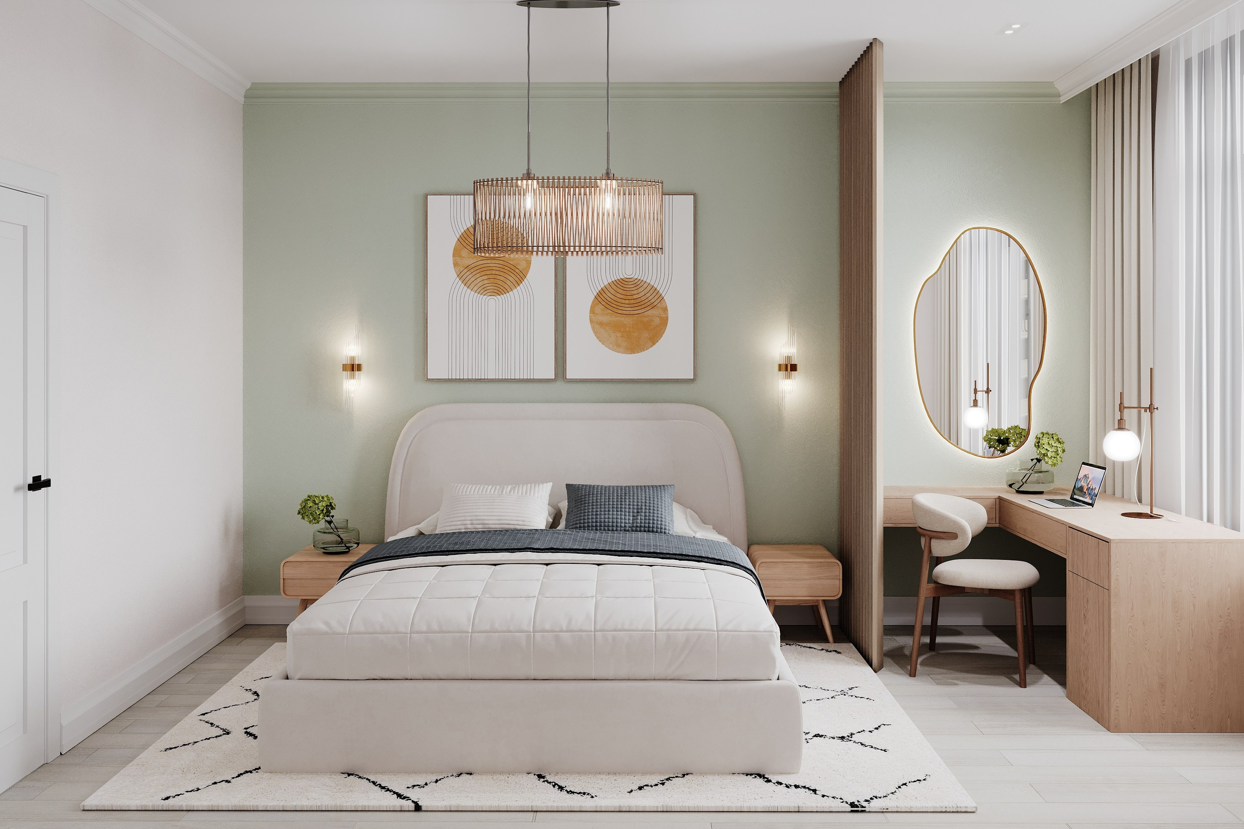 Москва, ЖК Nagatino i-Land. Modern Muf студия дизайна интерьера