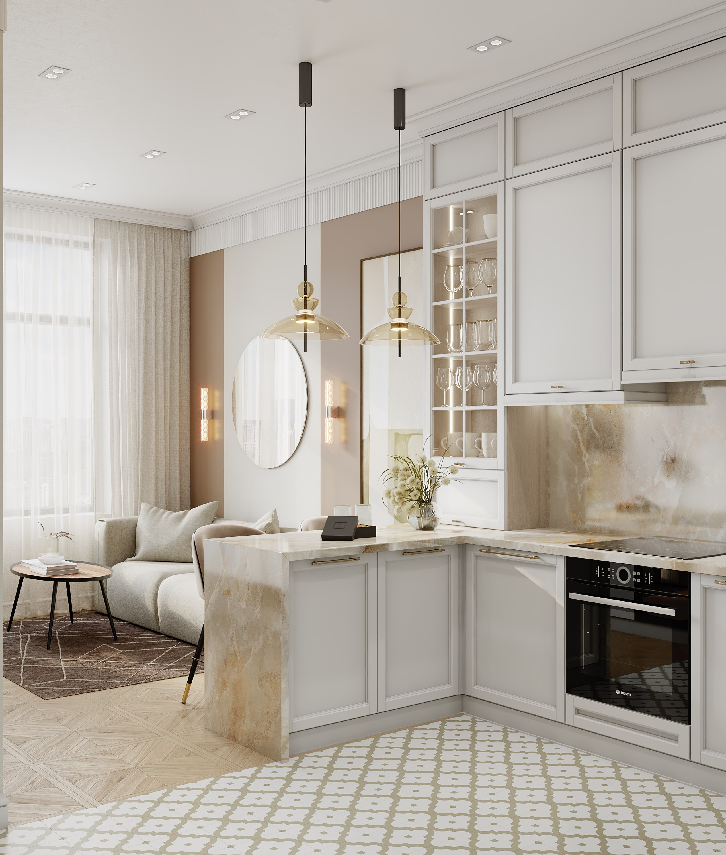 Москва, Фестивальная. Modern Muf студия дизайна интерьера