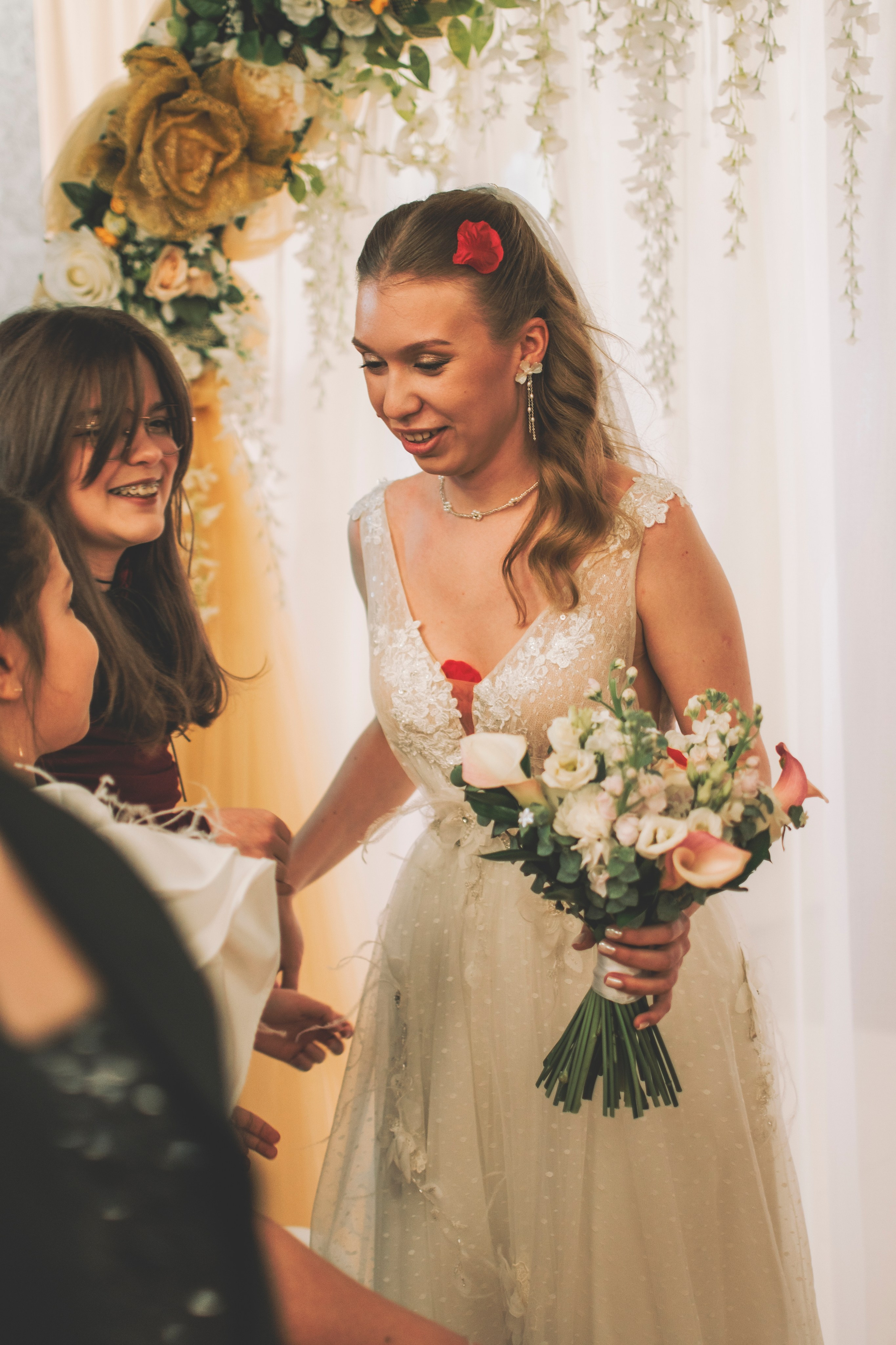 Альберт и Анастасия (Студийная фотосессия, роспись в ДК Нефтяник + фотосессия с гостями). Семейный и свадебный фотограф Губкинский и Ставрополь