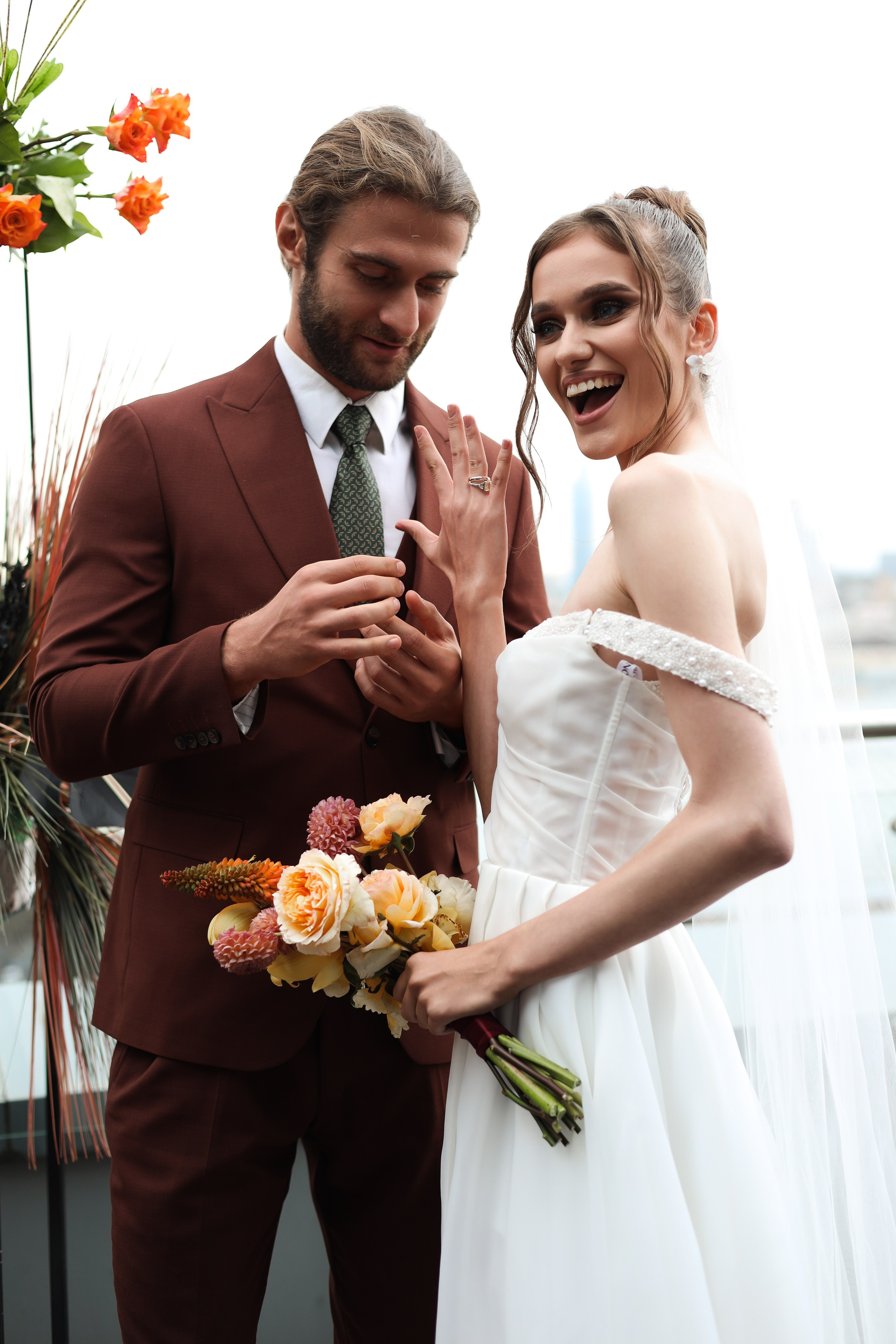 Савелий и Мария | Roof hotel Continental. Свадебный фотограф Москва