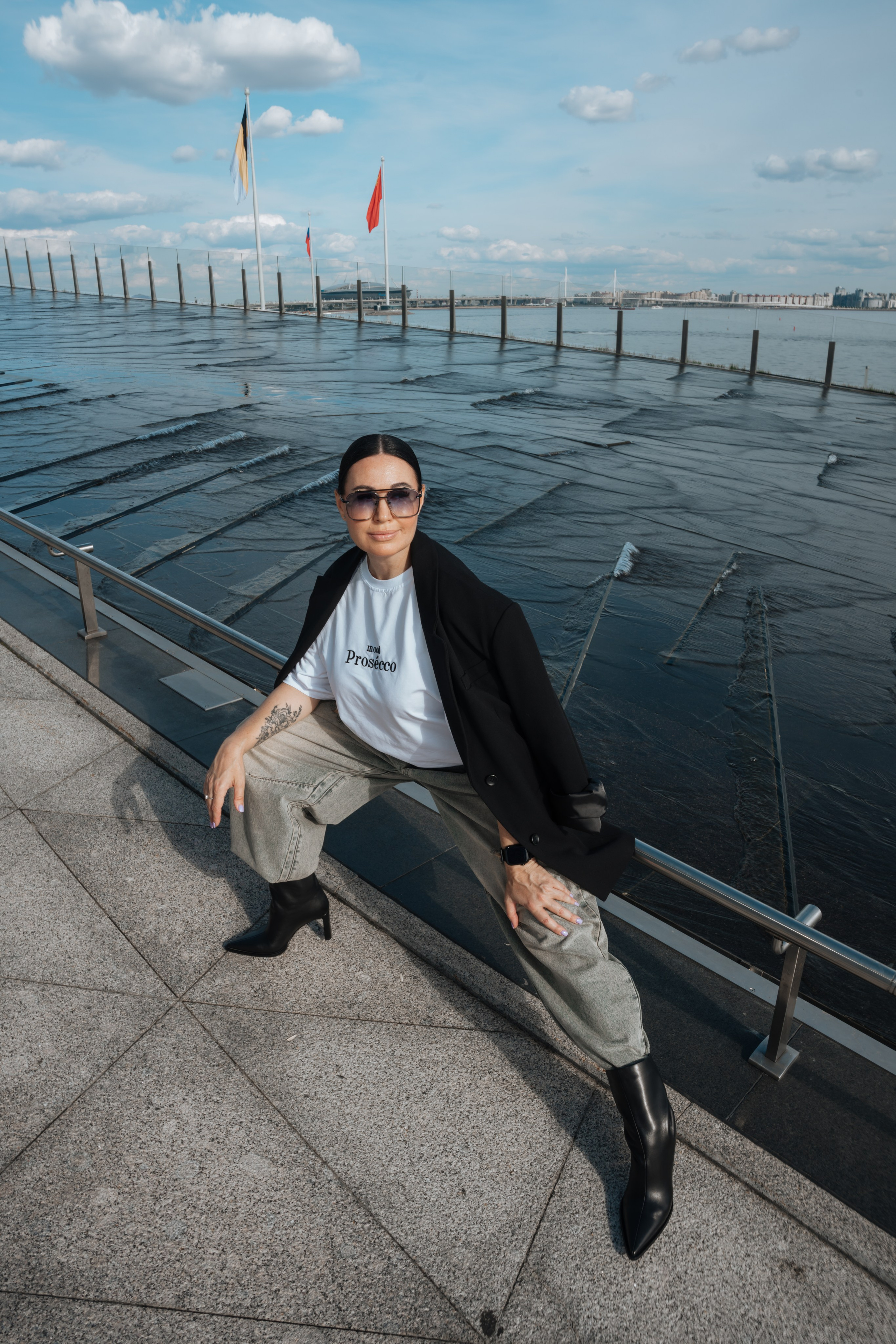 Елена. Лахта центр. Портретный фотограф в Санкт-Петербурге Дмитриева Наталия