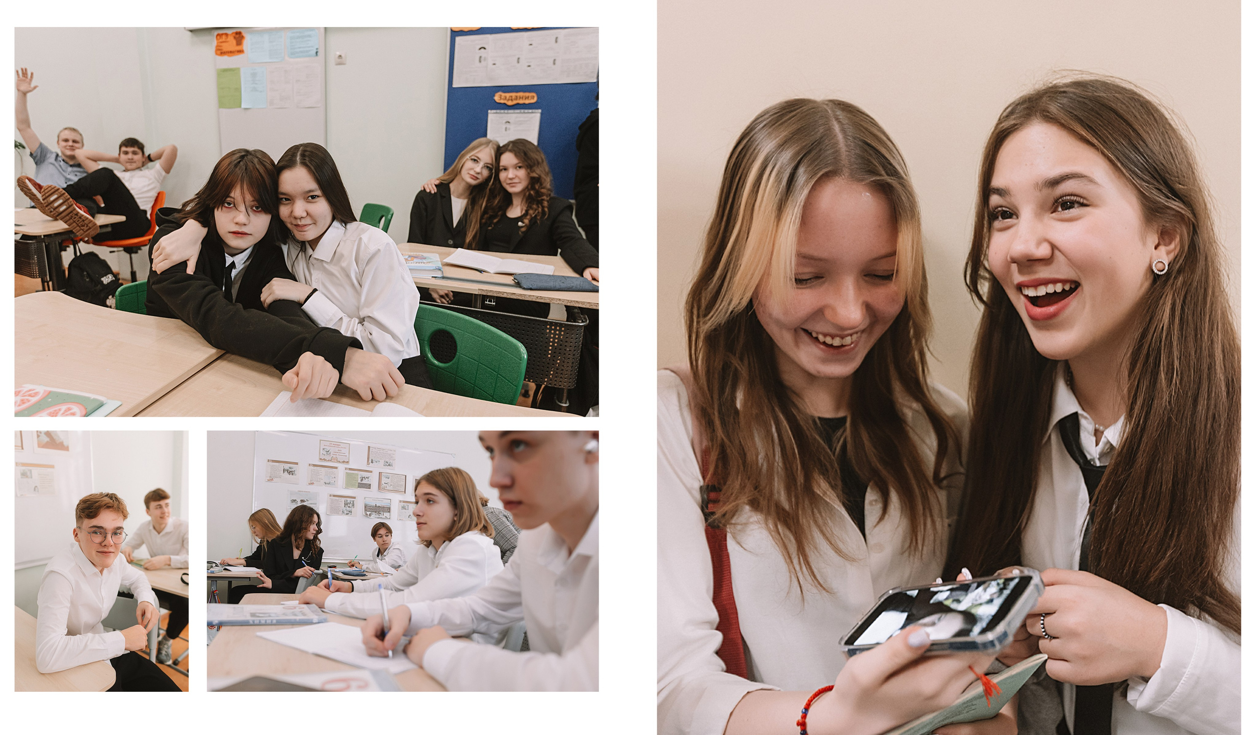 Макет фотокниги Один день в школе, 9 класс. Семейный фотограф Тюмень, фотограф на роды Салмина Мария