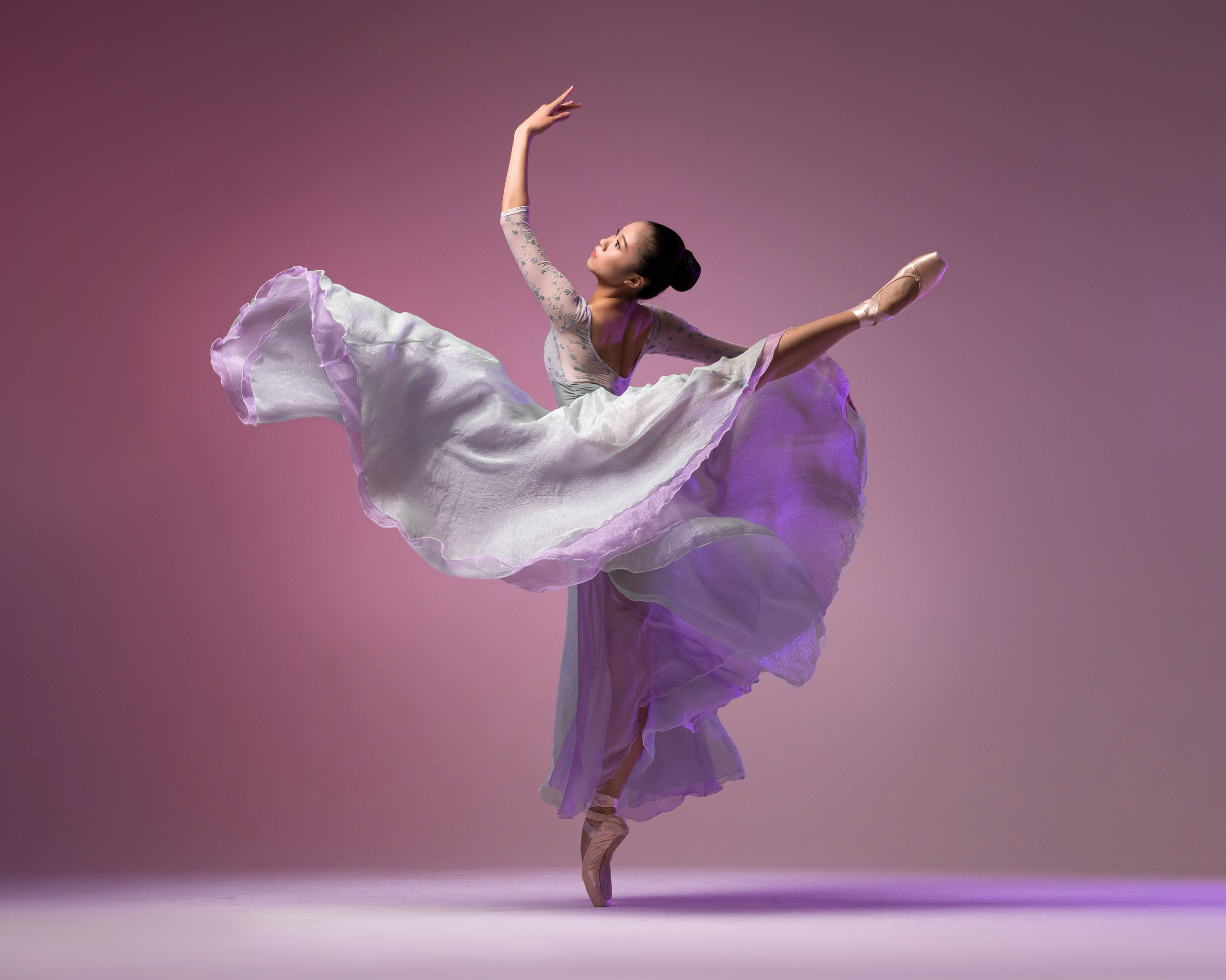 Балетная съёмка на белой циклораме и фонах. Балетный фотограф Алина Ханько — Душа Балета