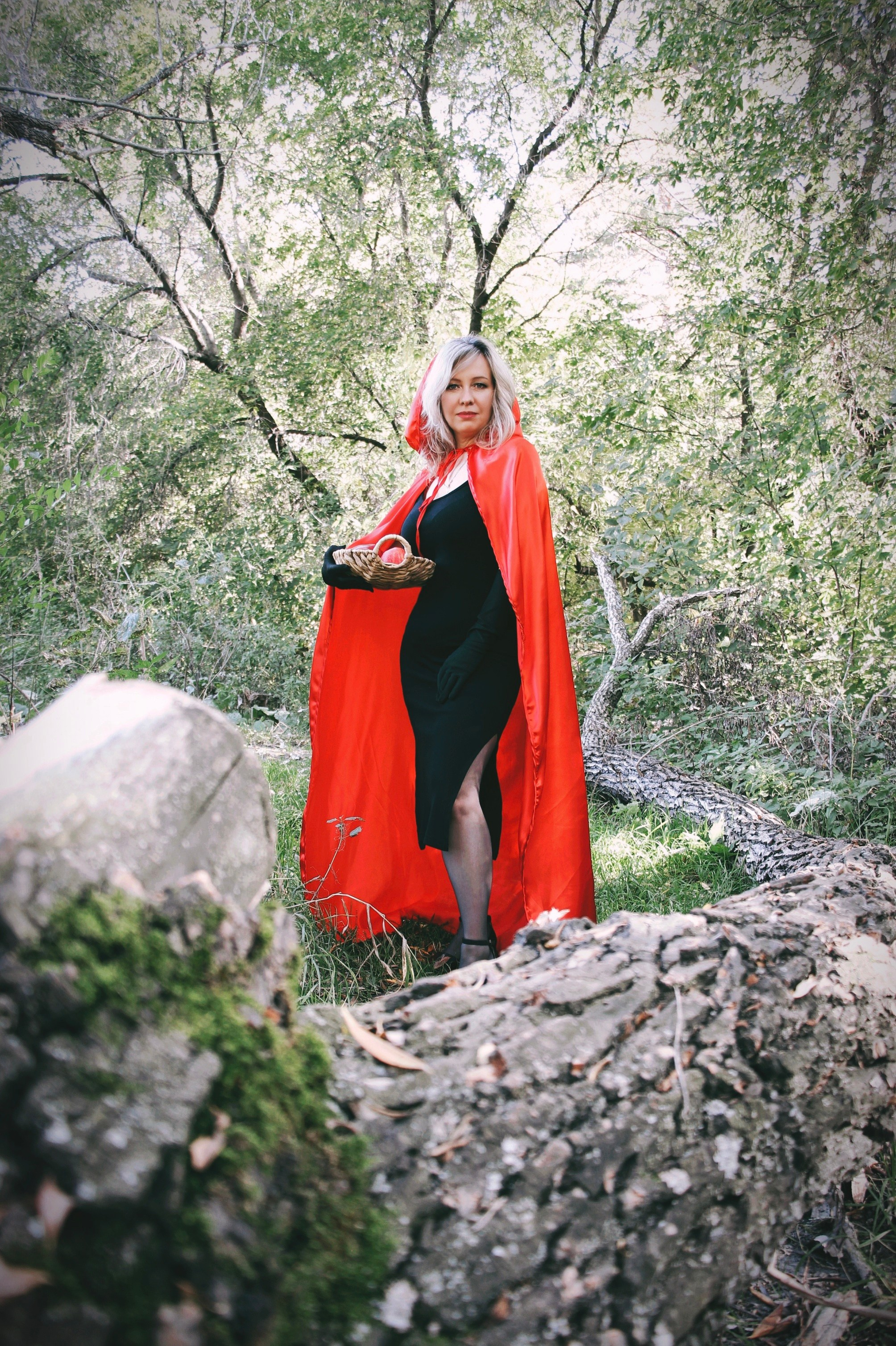 Елена в красном плаще…. Творческая, семейная Фотосъемка ДоброДарова Елена Омск