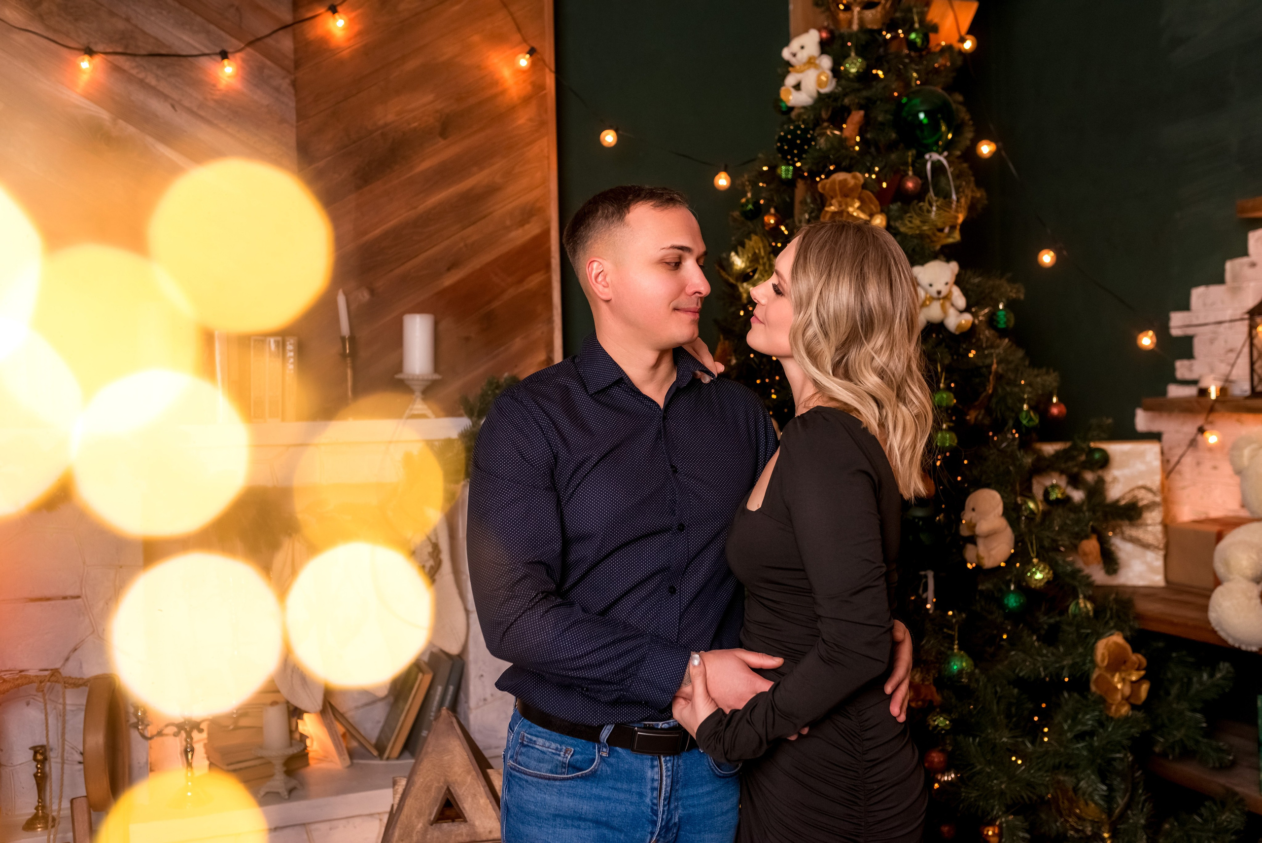 Семейная Новогодняя. Женский фотограф Крещение Венчание Москва Брянск