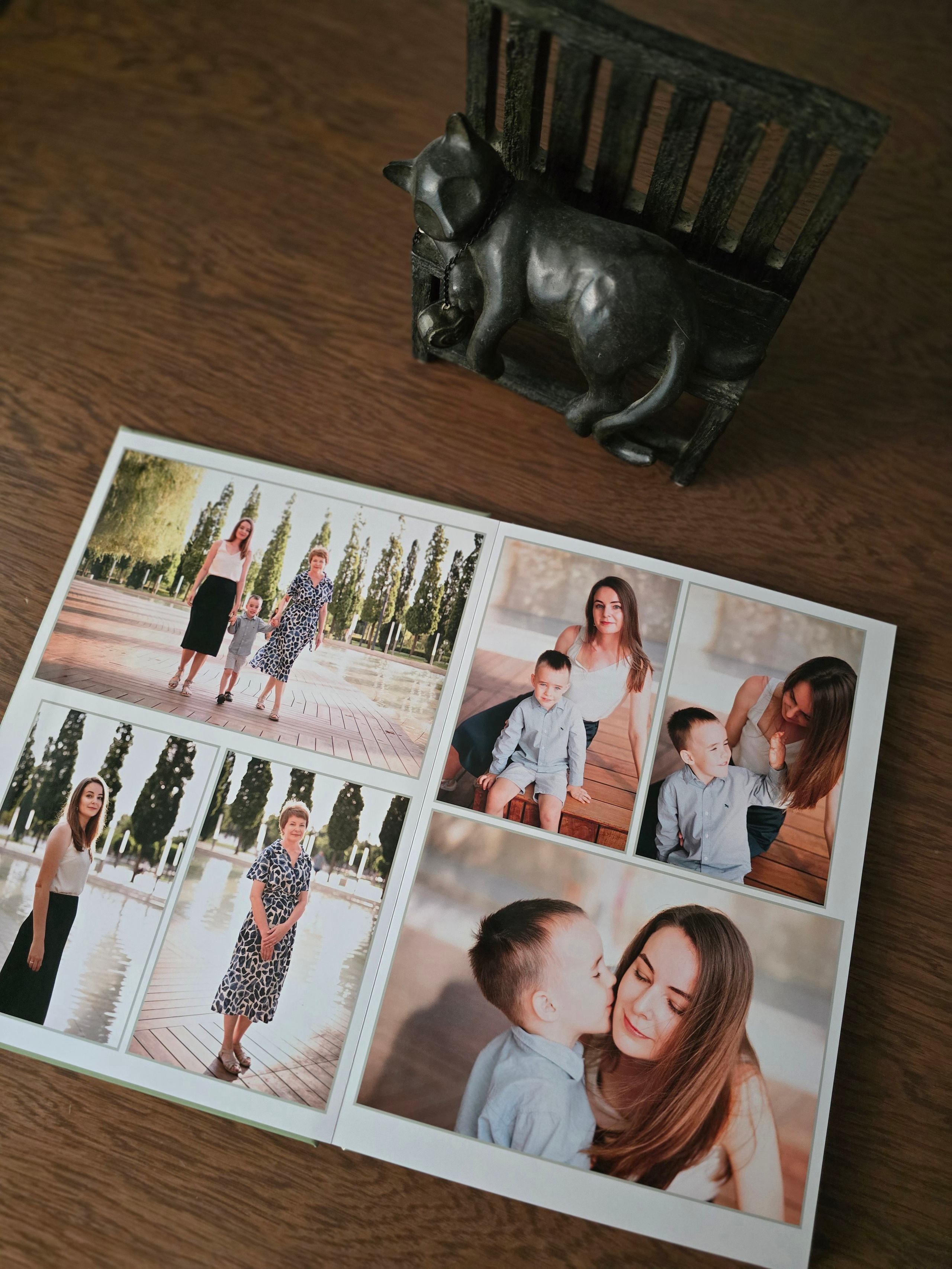 Разворот фотокниги для семейного альбома - фотограф Оксана Лавренюк