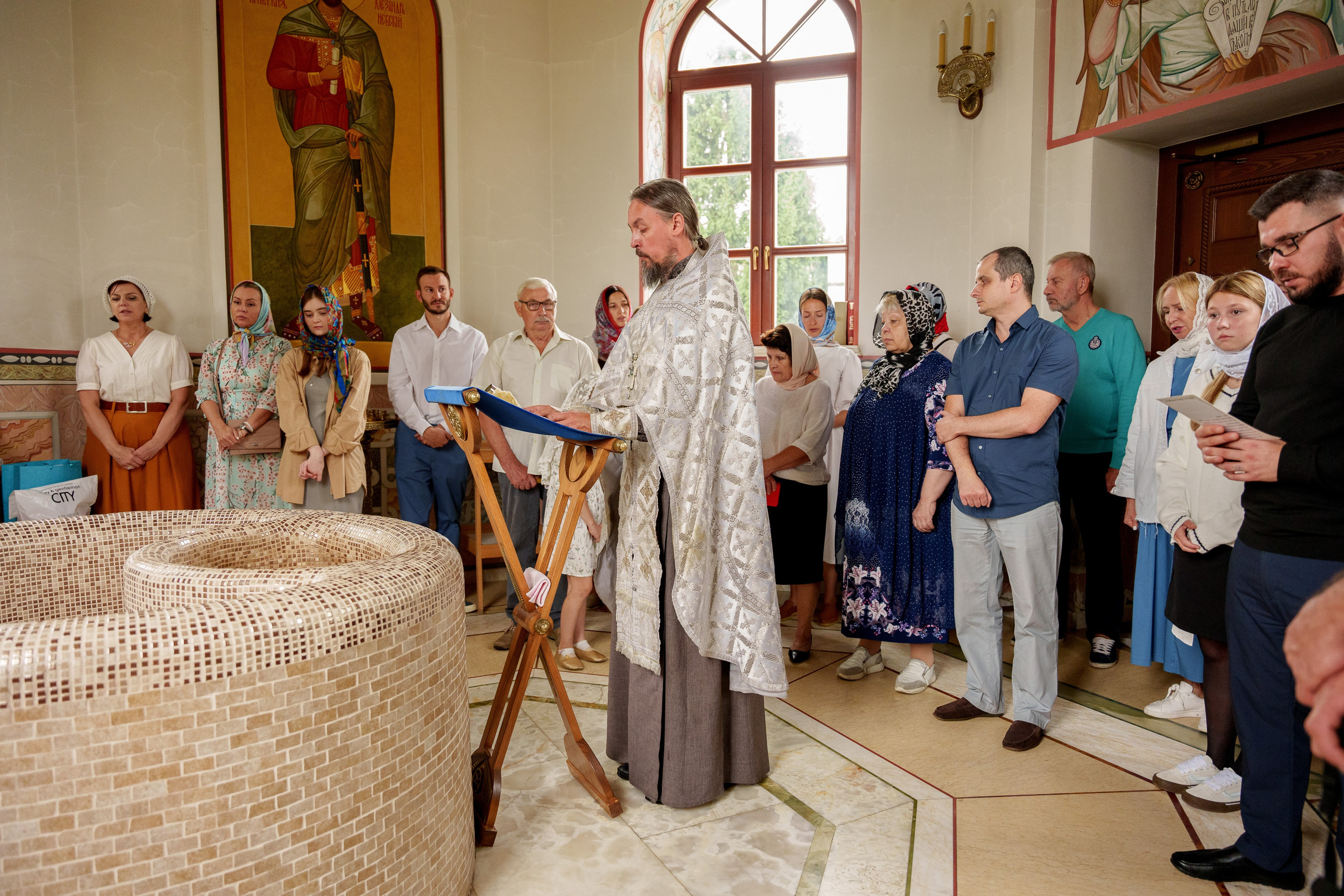 Крещение Полины. Фотограф Юлия Попова