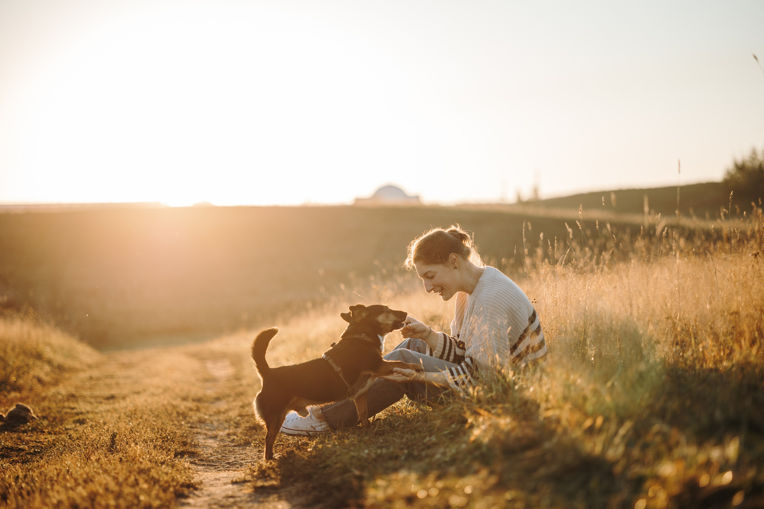 Ольга и Рекс. Фотограф — Анималист | Санкт-Петербург