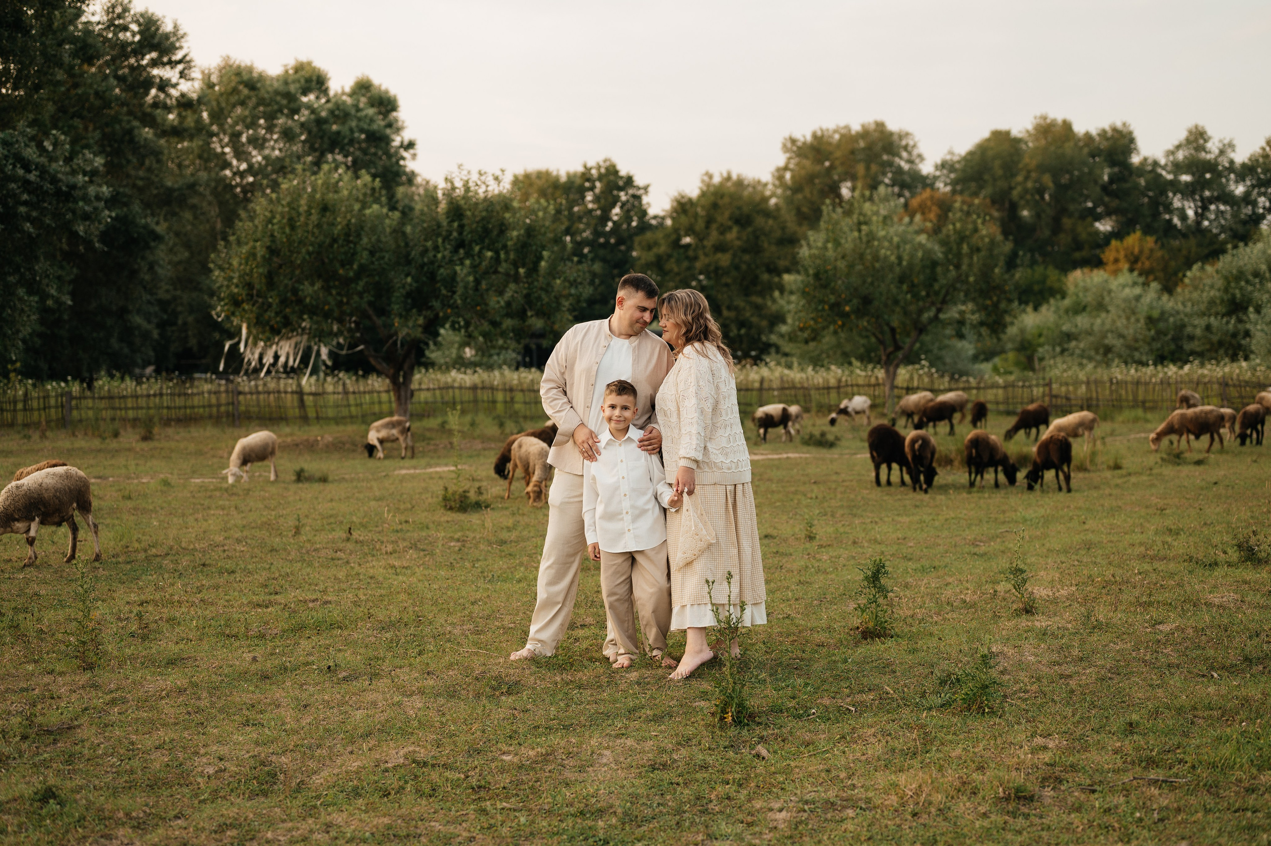 Семейная фотосессия на ферме. Свадебный и семейный фотограф в Краснодаре Алина Мельник