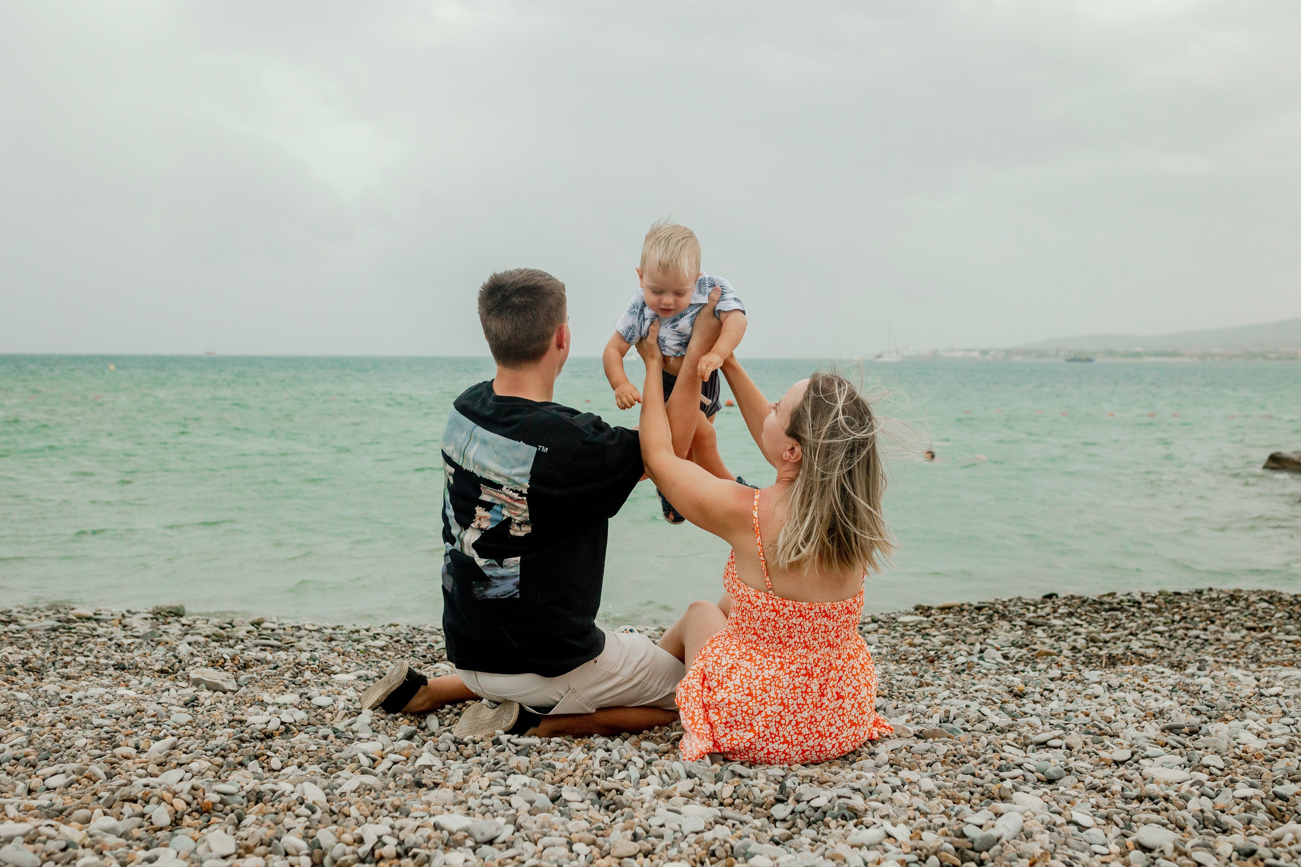 Ирина и Артем с сыном. Фотограф в Геленджике, Архипо-Осиповке, Абрау-Дюрсо, Кринице Виктория