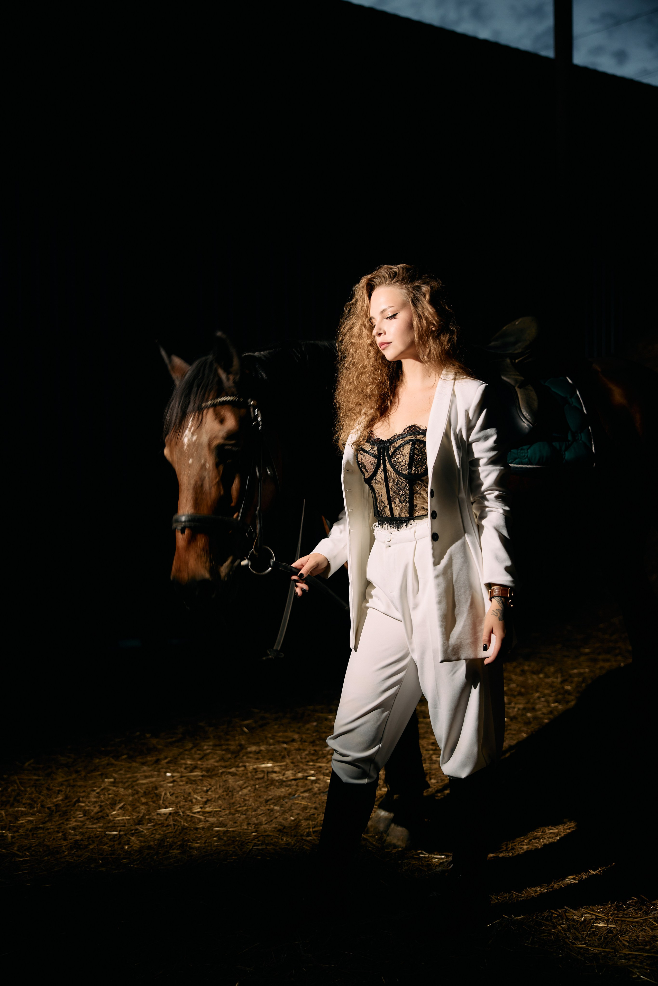 Съемка на конюшне. Сергей Ирклиенко