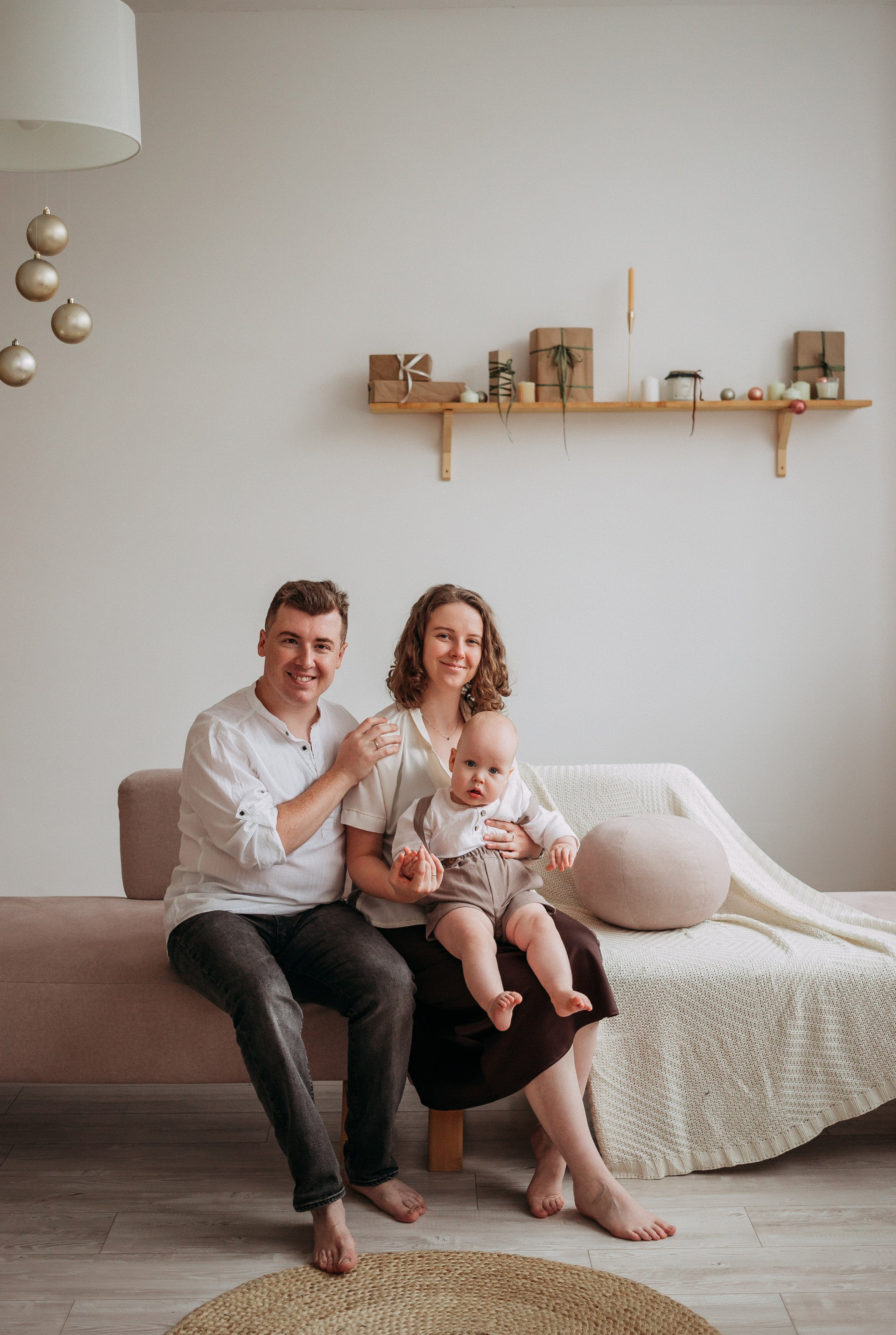 Семейная новогодняя фотосессия. Фотограф в Санкт-Петербурге Гарипова Валерия