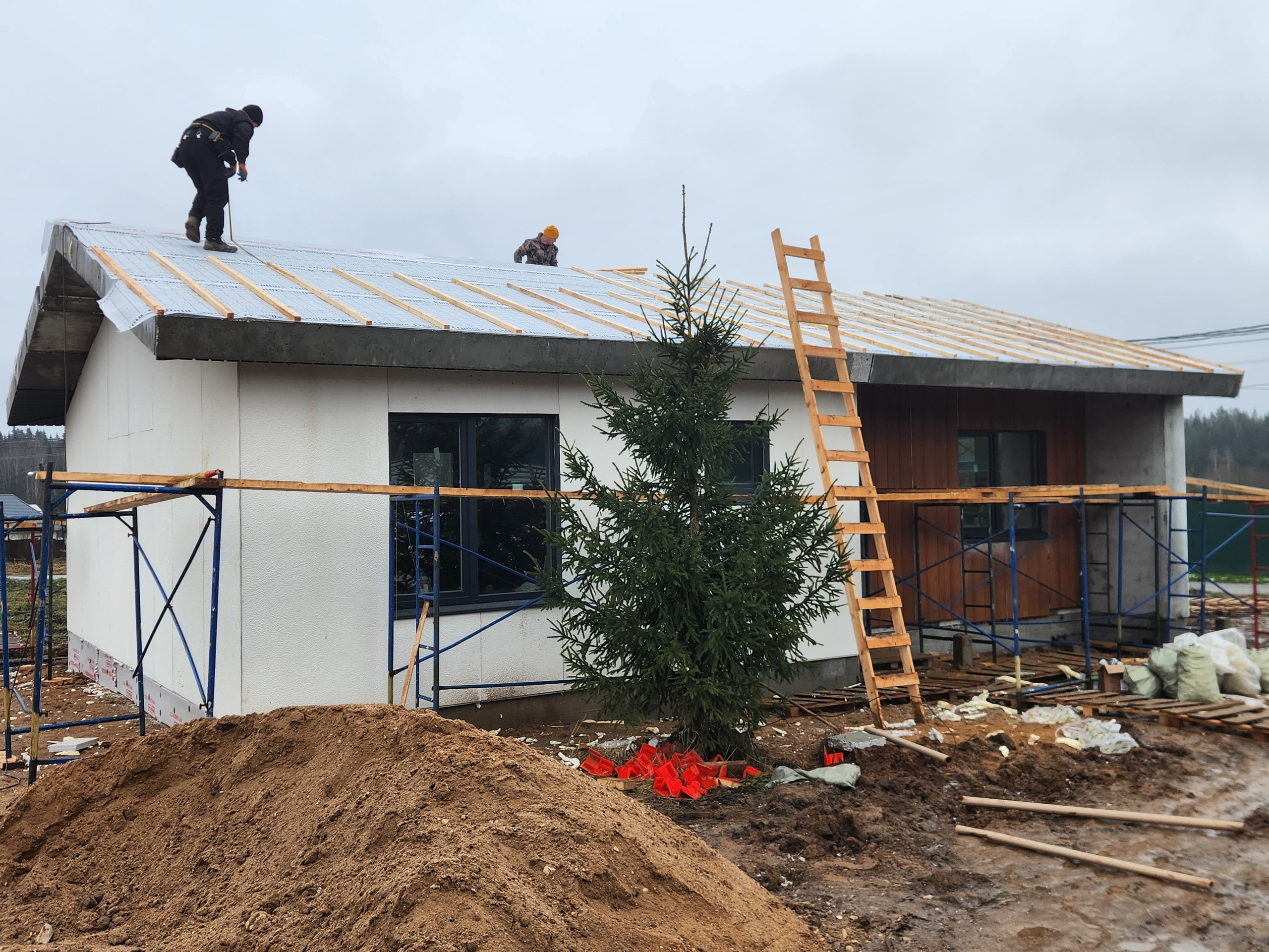 Микеле 80, Московская Обрасть, МО Истра, д. Матвейково, КП Рижский парк. БыстроДом — капитальный дом за 7 дней!