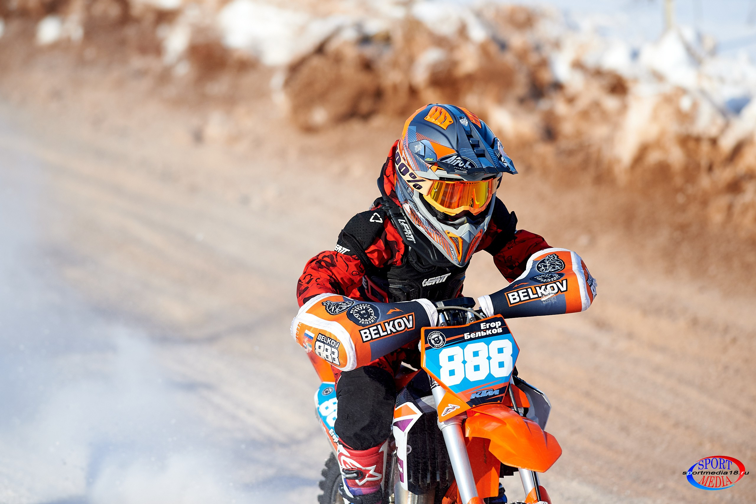 3 этап Кубка Удмуртской Республики по мотокроссу. Воткинск 23.02.2025. Спортивный репортажный фотограф в Ижевске Сергей Мерзляков