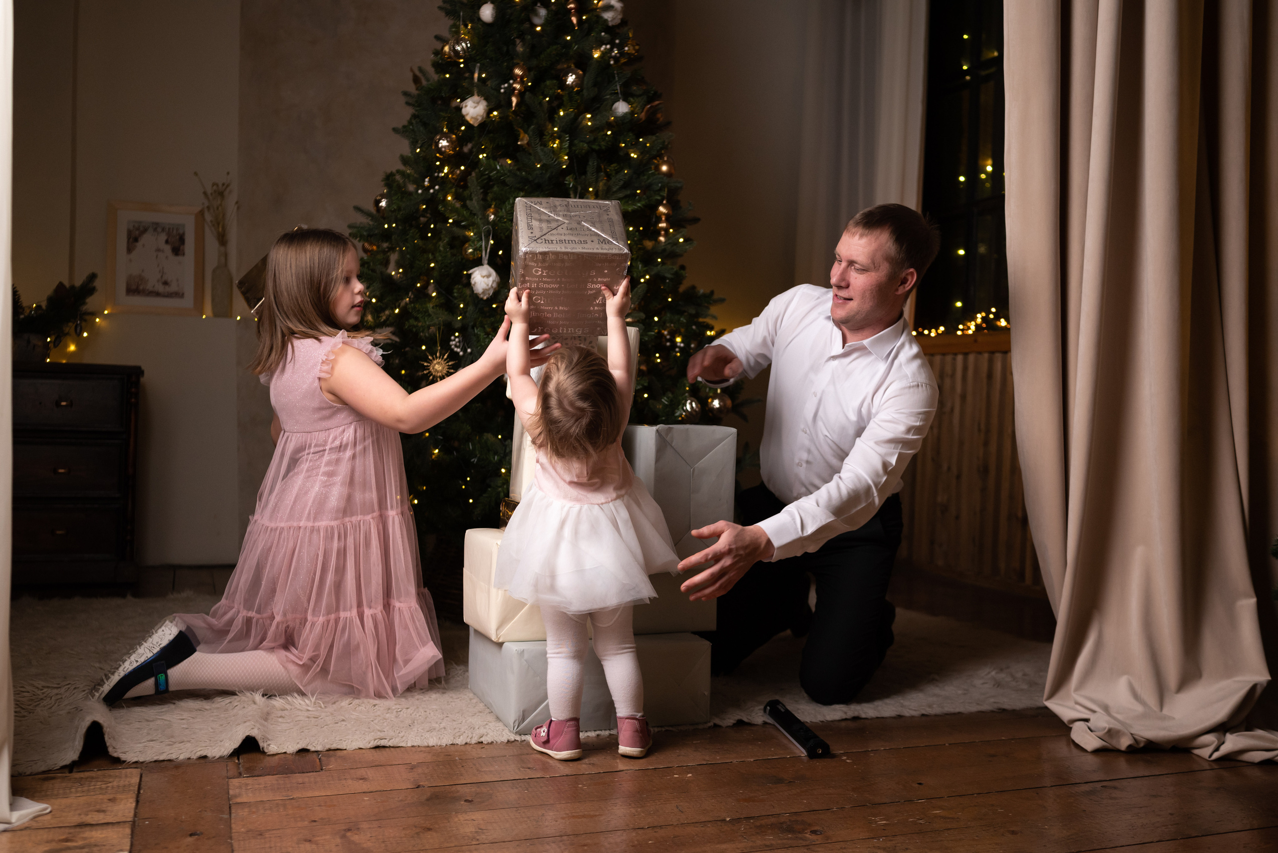 Семейная фотосессия НГ2023. Фотограф в Красноярске / Дивногорске. Файзулина Анастасия