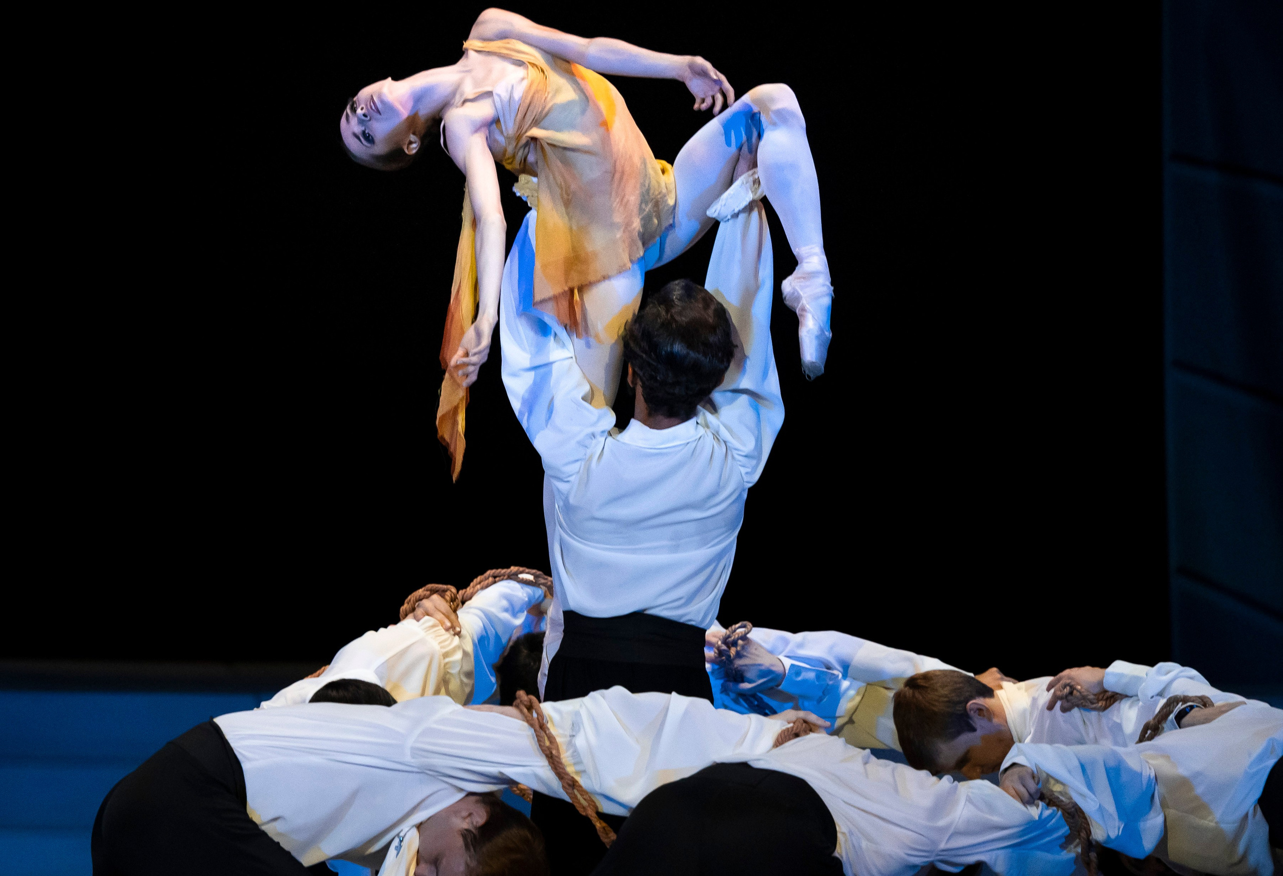 Сценическая репетиция «Пушкин. Сны после жизни» — балет Касатконой и Василёва. Балетный фотограф Москва Майоров Николай