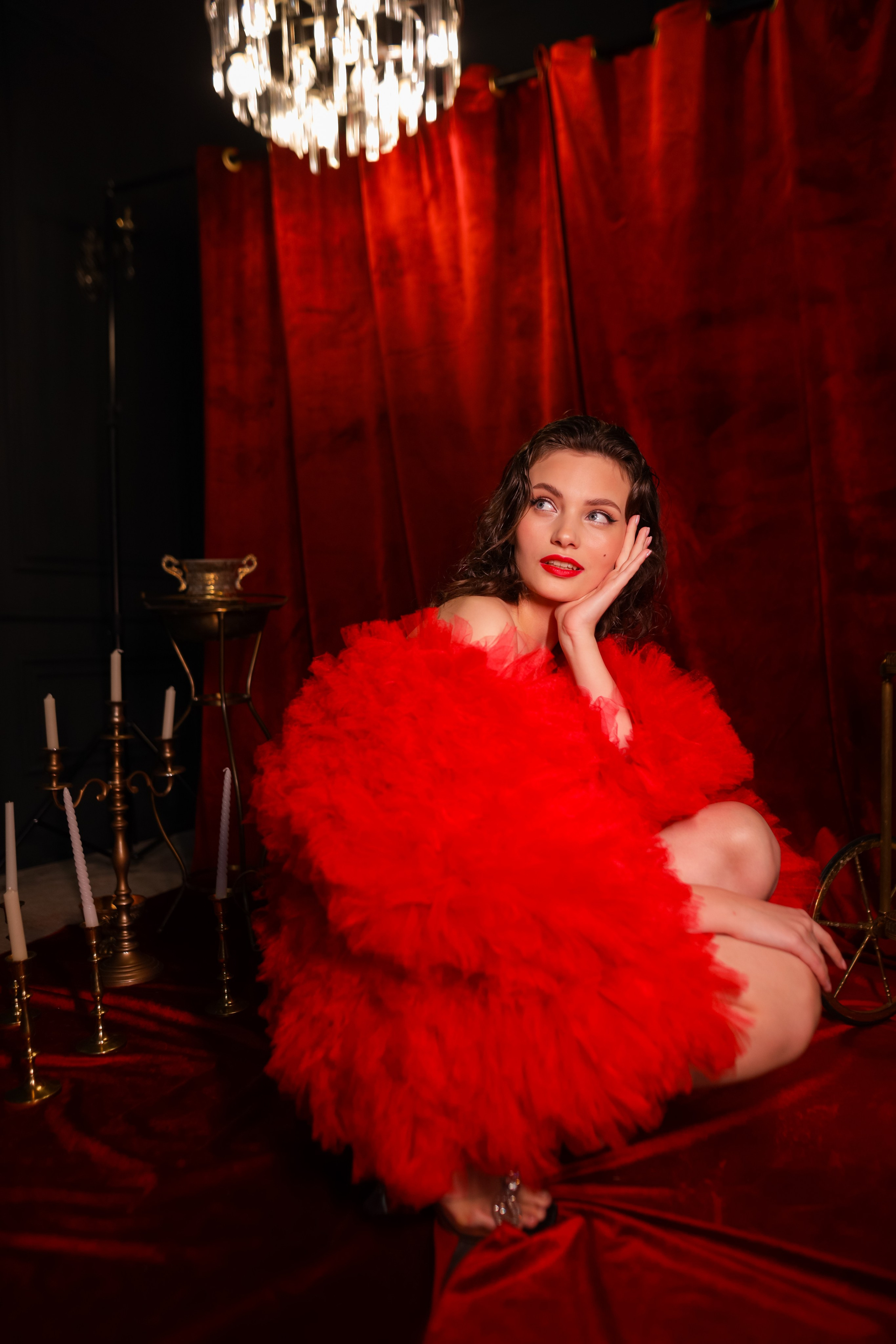 Кристина и красный бархат. Свадебный фотограф Беларусь Ольга Козыренко