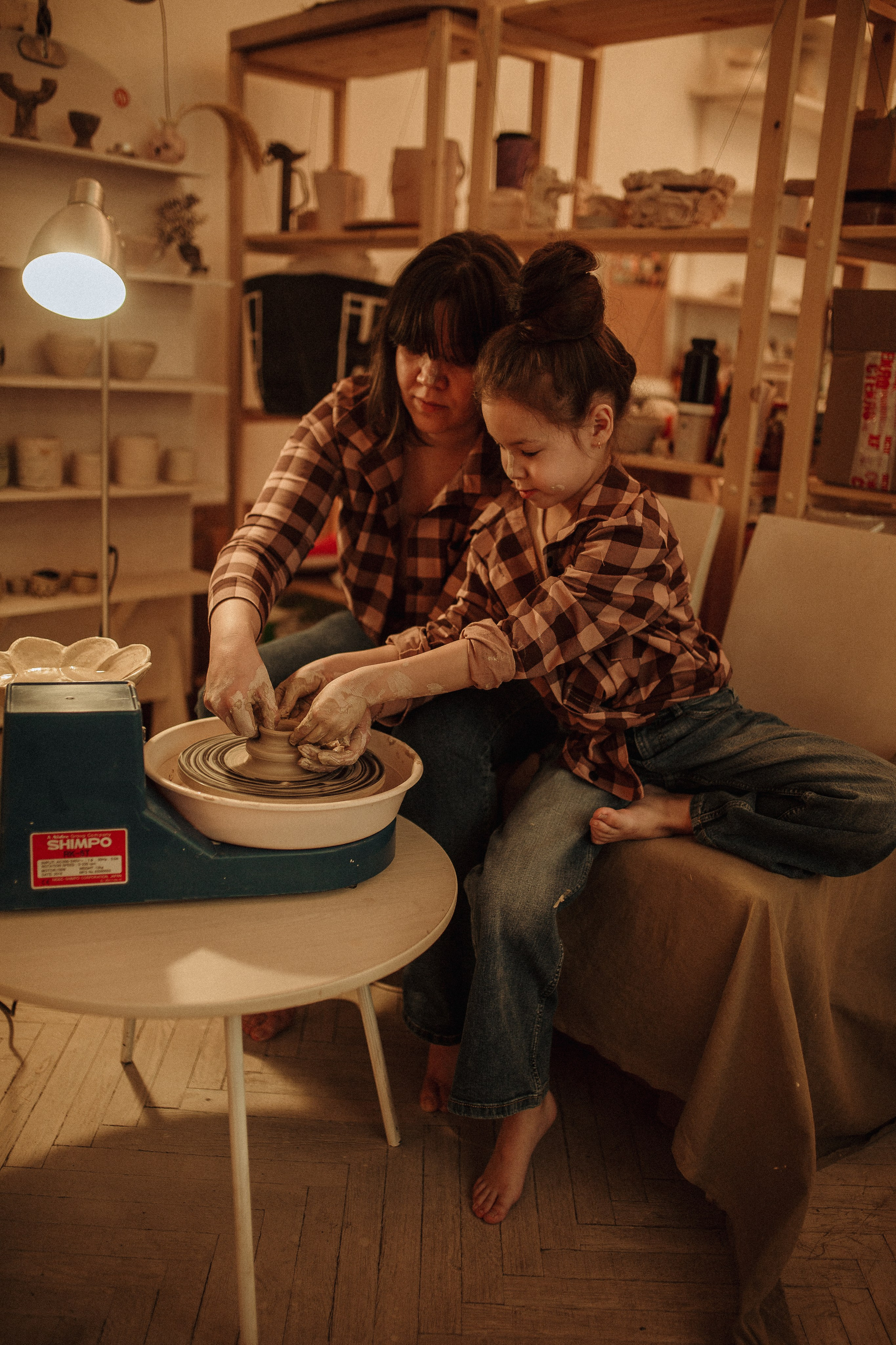 Дина & София гончарная. Семейный и Свадебный фотограф в Санкт-Петербурге Плохая Екатерина