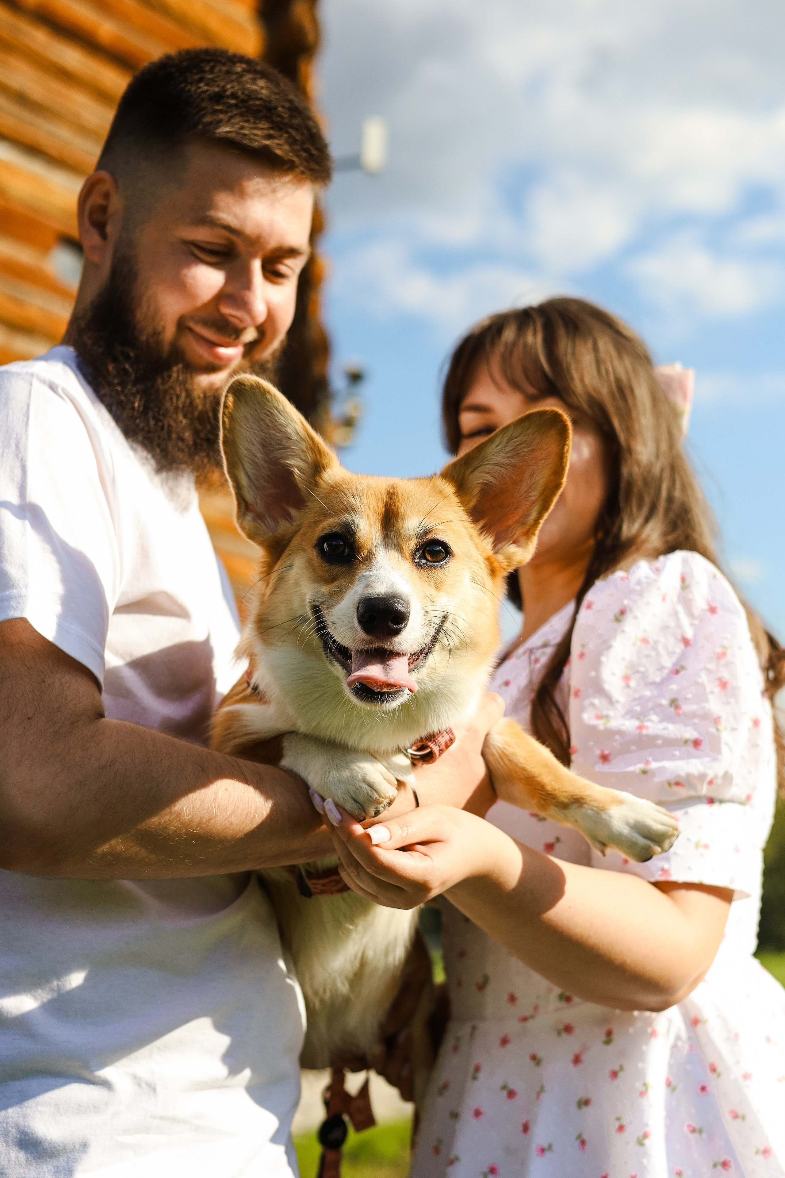 Эмили, Аня и Лёша. Фотограф-анималист Ксения Шевцова|Москва