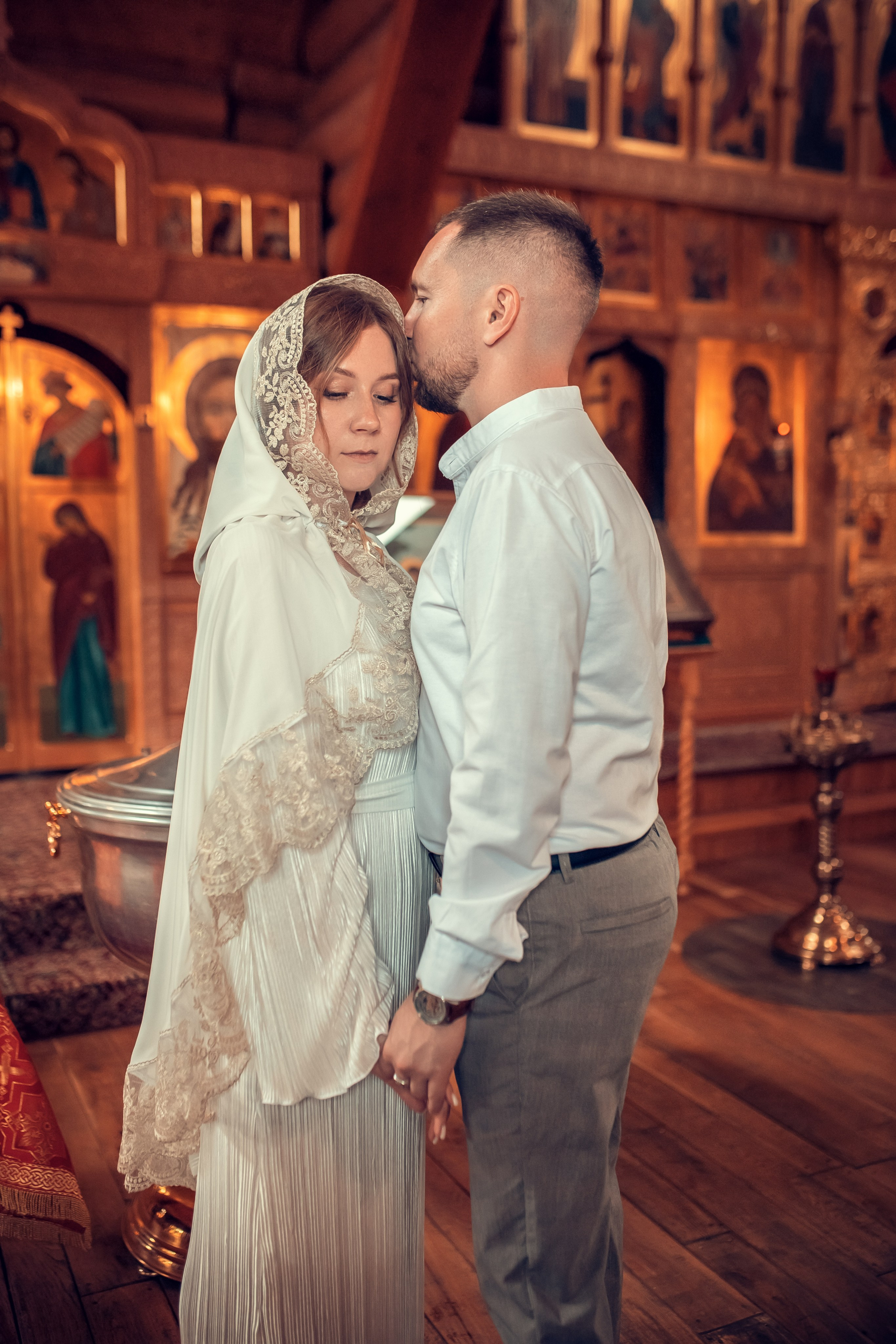 Таинство Венчания Ильи и Алены. Екатерина Крапивина фотограф церковных Таинств в Нижний Новгороде