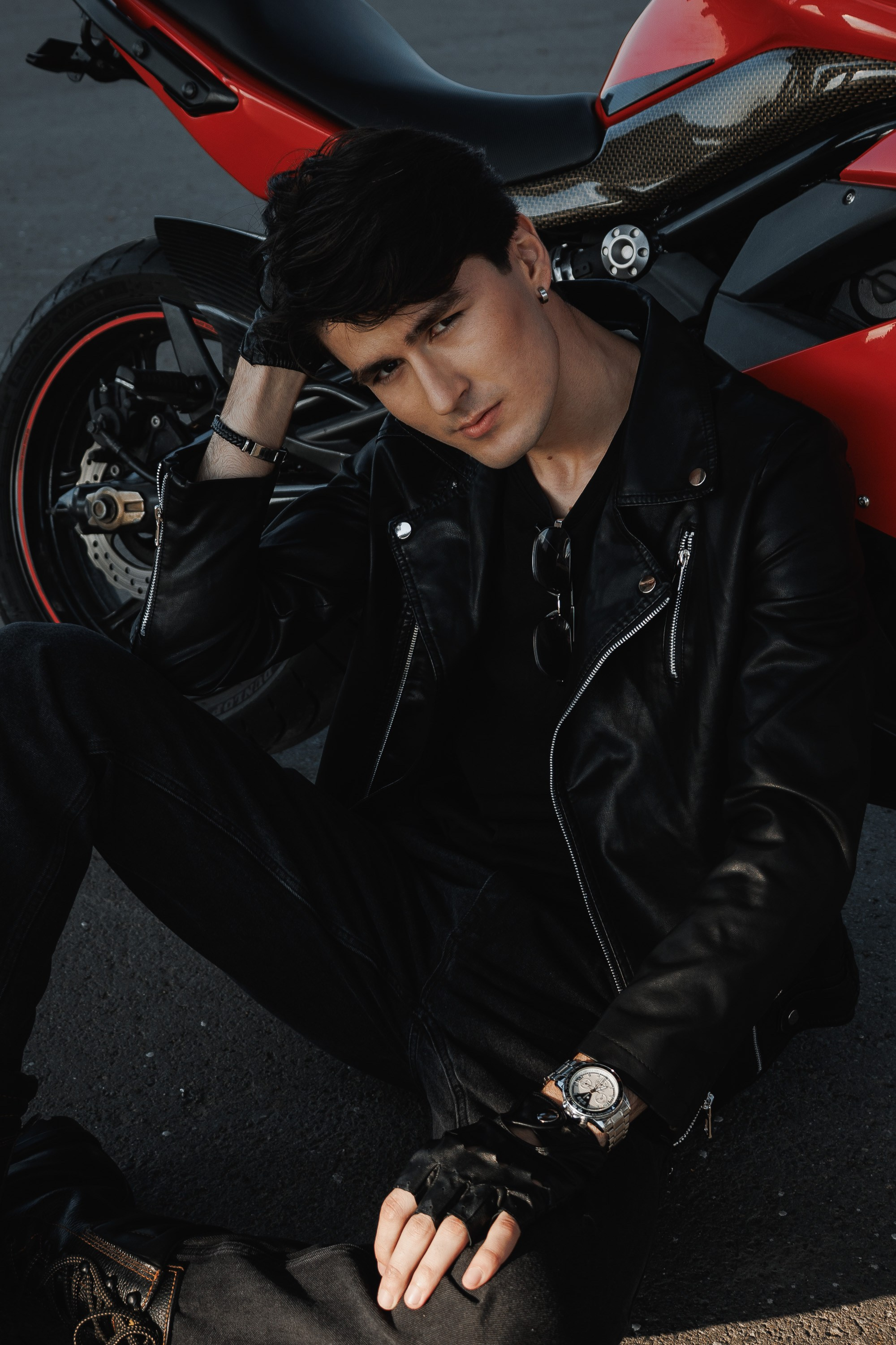 Съемка на мотоцикле. Ксю Галиасфарова — Фотограф Казань