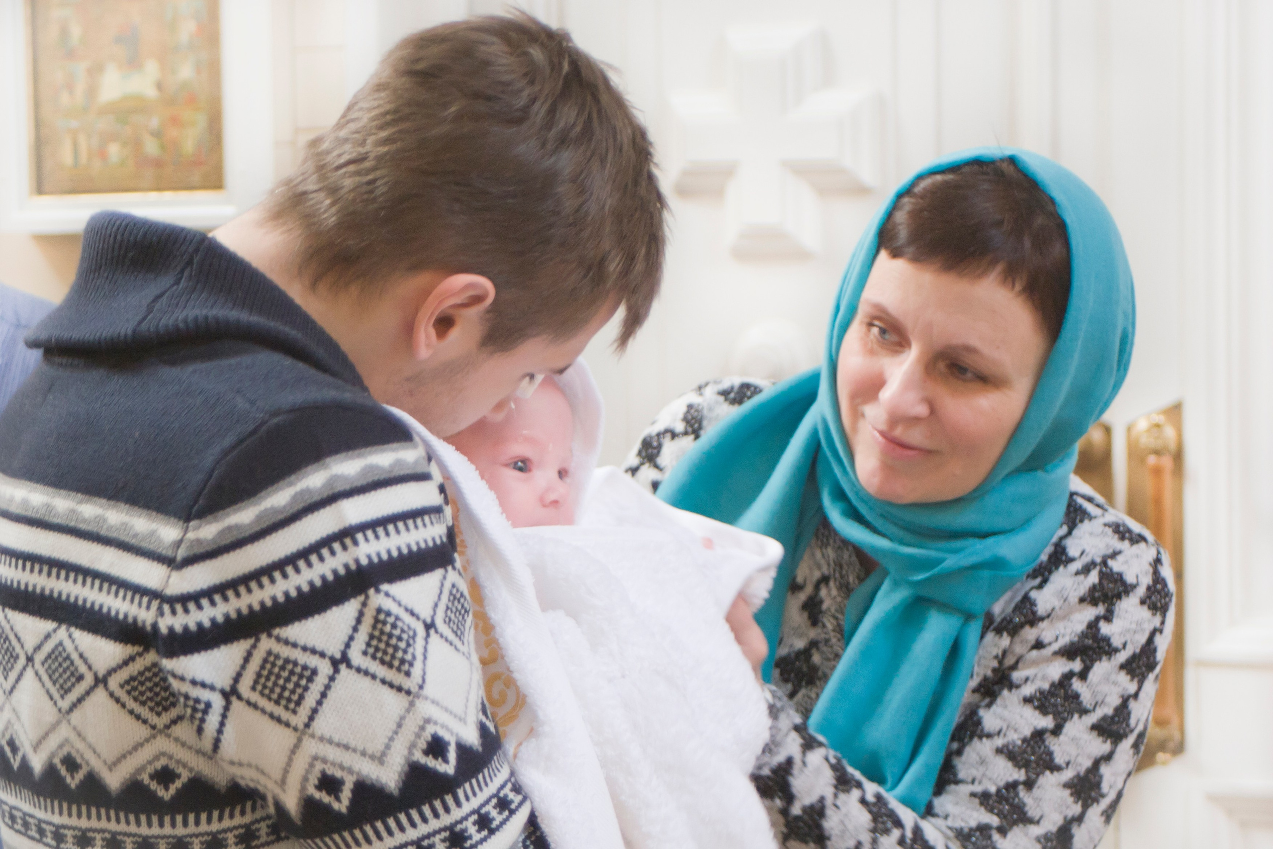 Крестины малыша Егора. Фотограф Нина Брандт в Горном Алтае