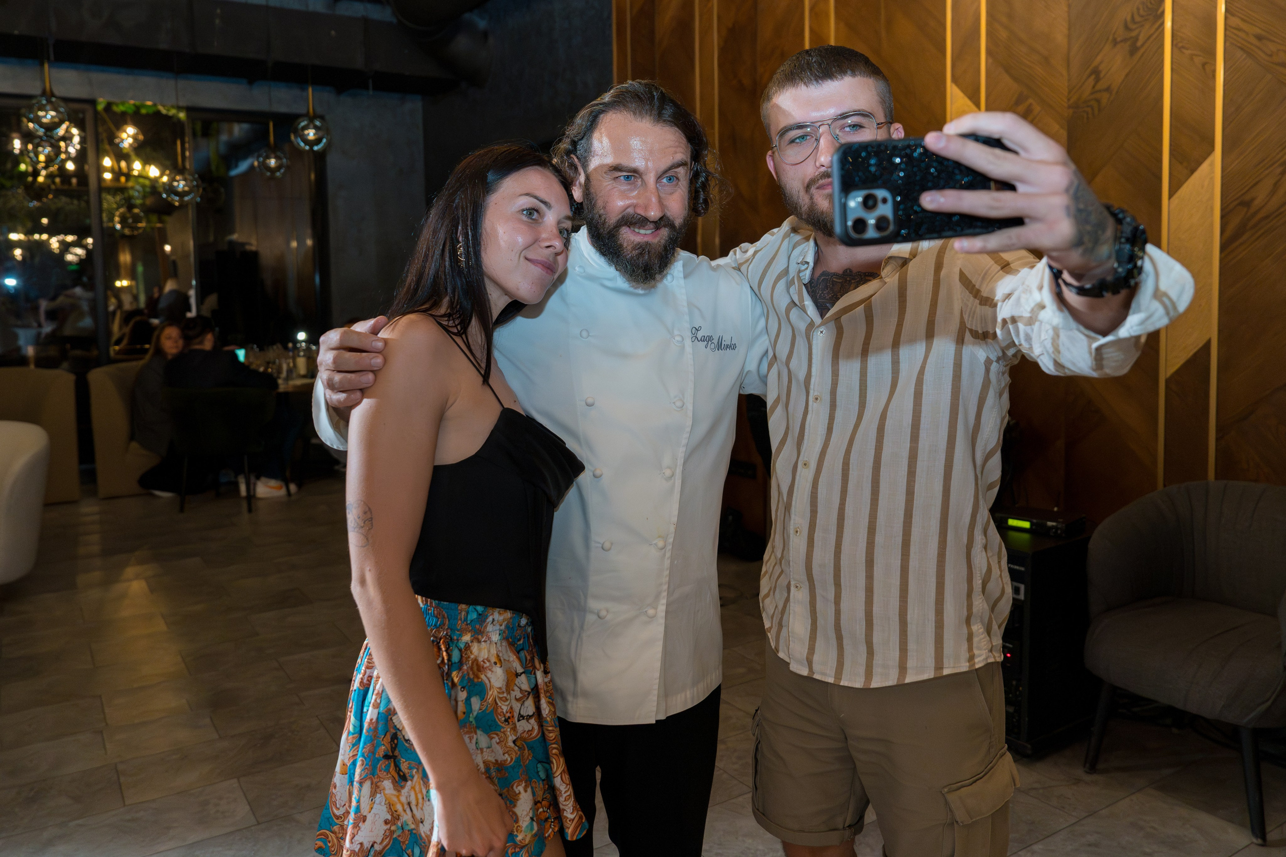 Гастрономический ужин «Лесная Италия» с Мирко Дзаго в ресторане RiverSide. Репортажный фотограф в Красной Поляне и Сочи Павлюченко Екатерина