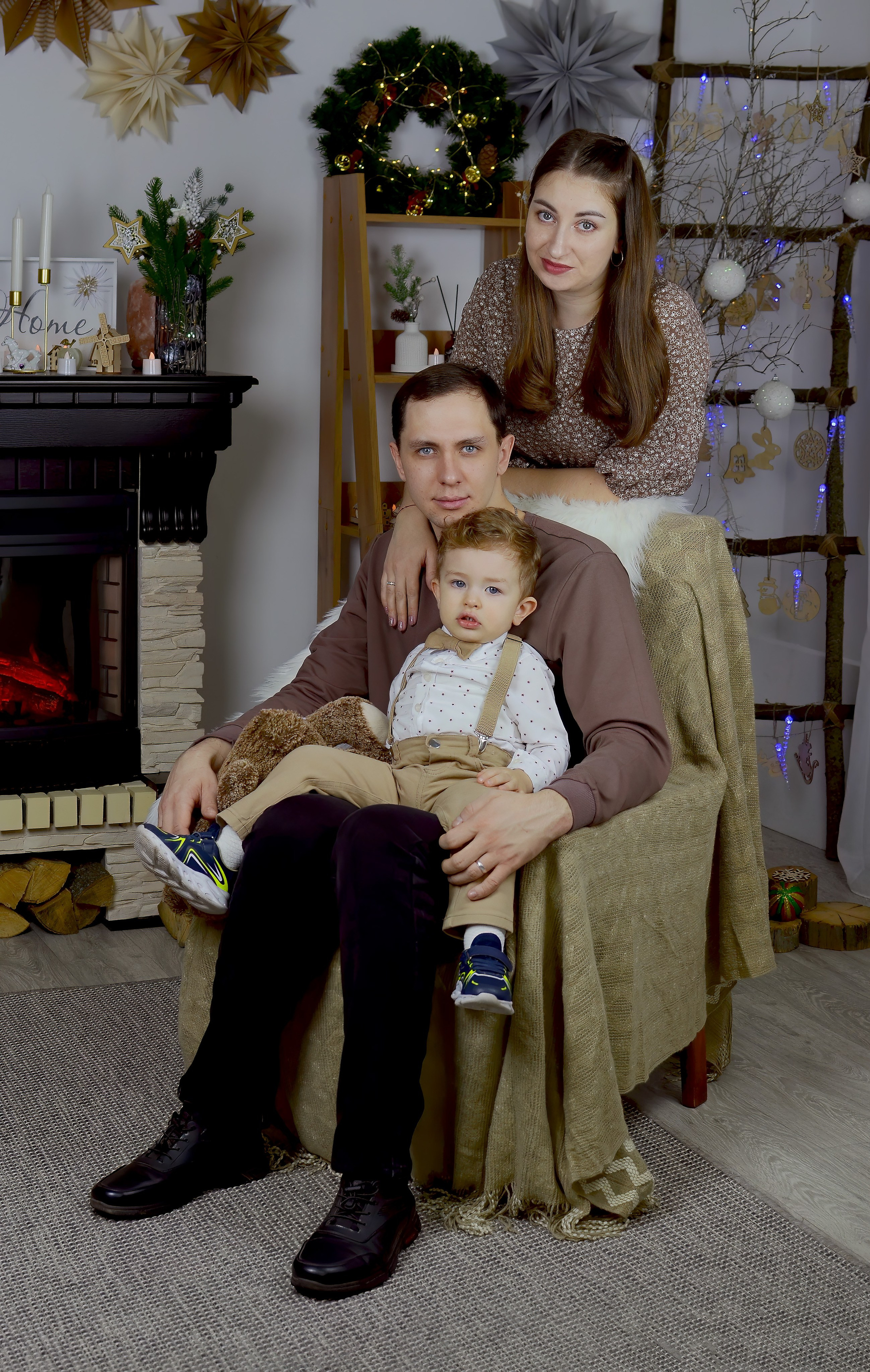 Озорная Новогодняя фотосессия. Семейный и детский фотограф в городе Грязи Олеся Огурцова