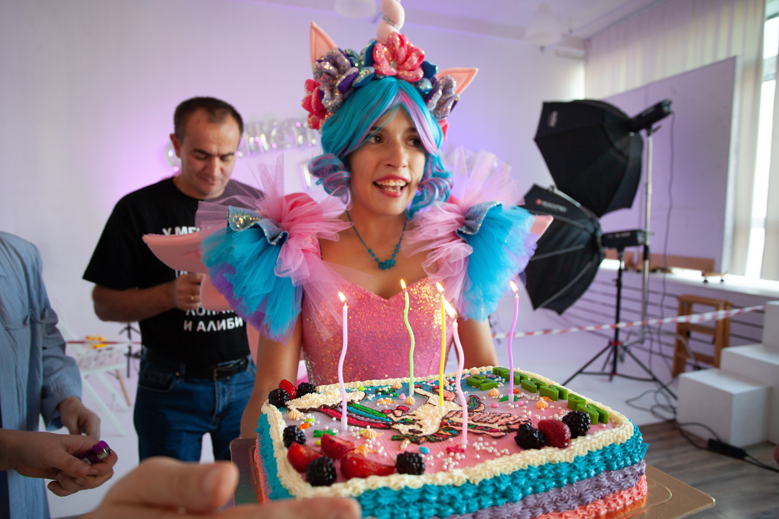 День рождения в фотостудии. Фотограф Дарья Локотко в Красноярске