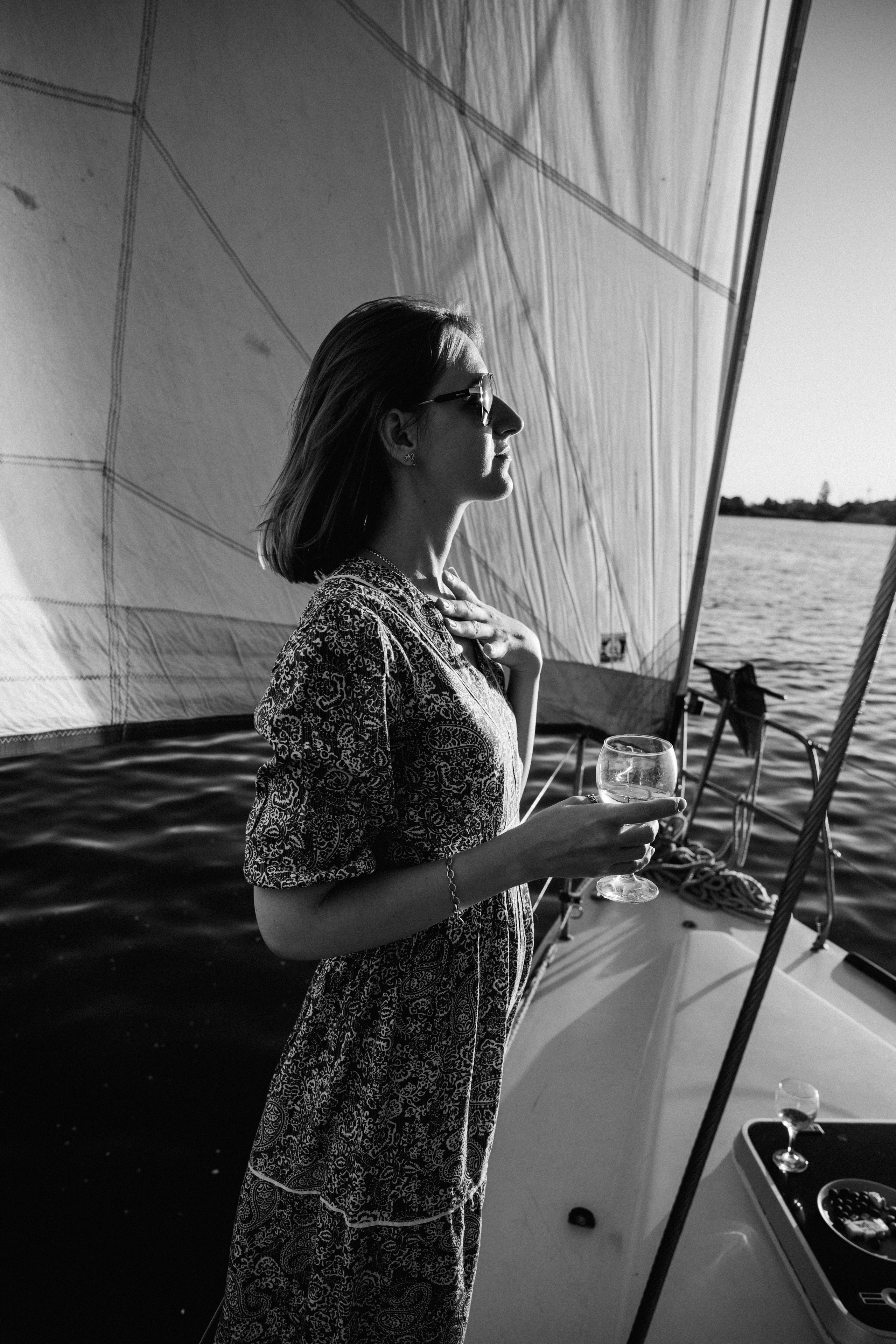 Прогулка на яхте. Фотограф Эдуарда Титанян