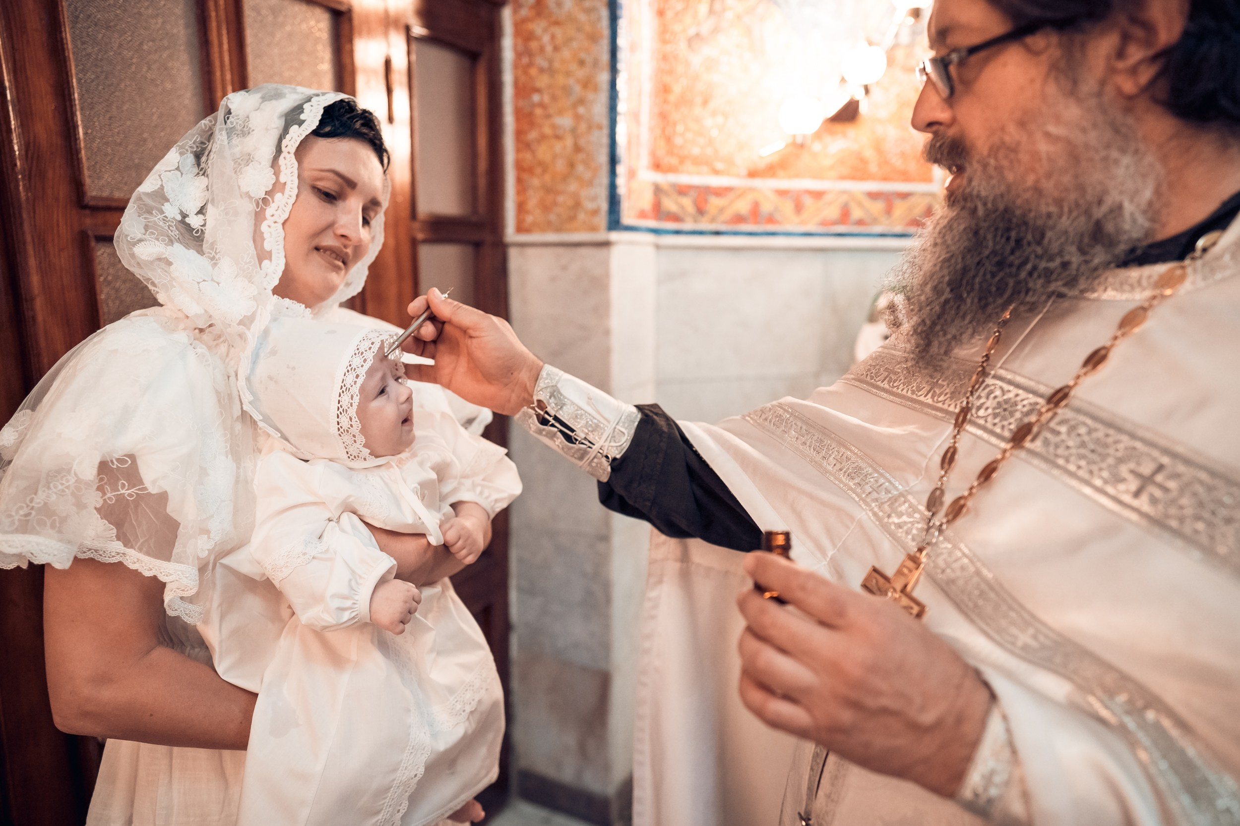 Крещение в Свято-Троицком монастыре Симферополь. Церковный фотограф Севастополь