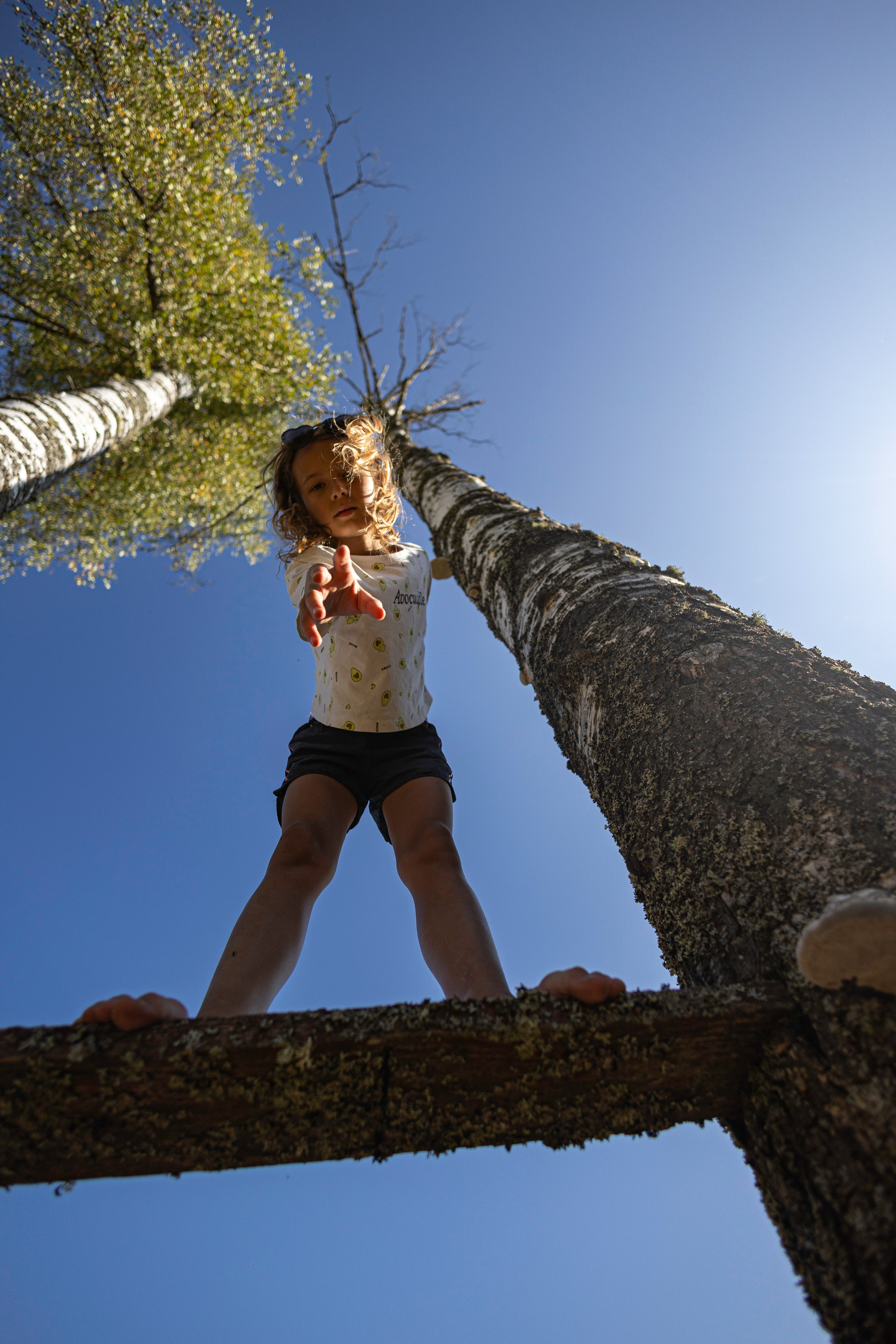 Катя в походе