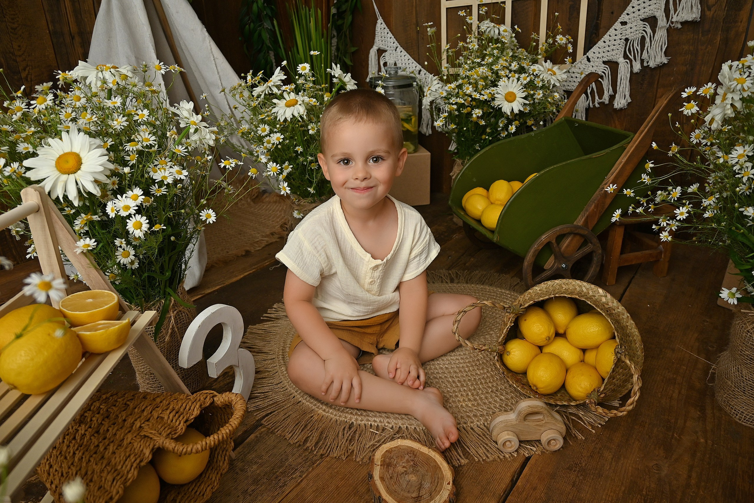 Ромашки&лимоны. Детская фотостудия «Ягоза»
