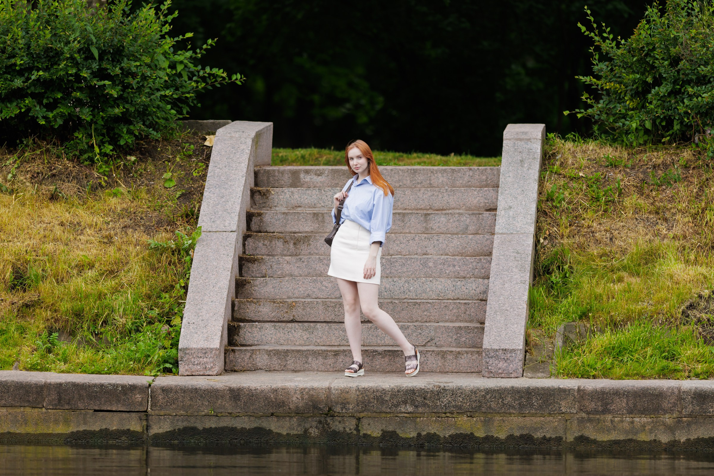 Маша Исаева. Петровский парк. Портретный фотограф в Санкт-Петербурге Александр Быстрицкий