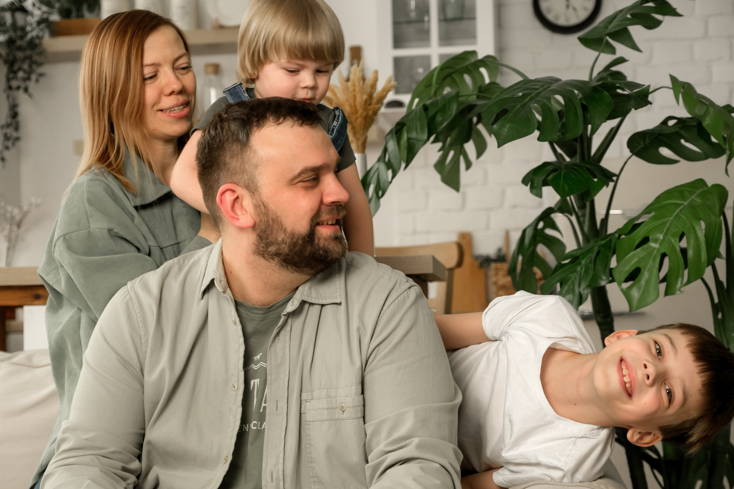 Домашняя съемка семьи Ольги