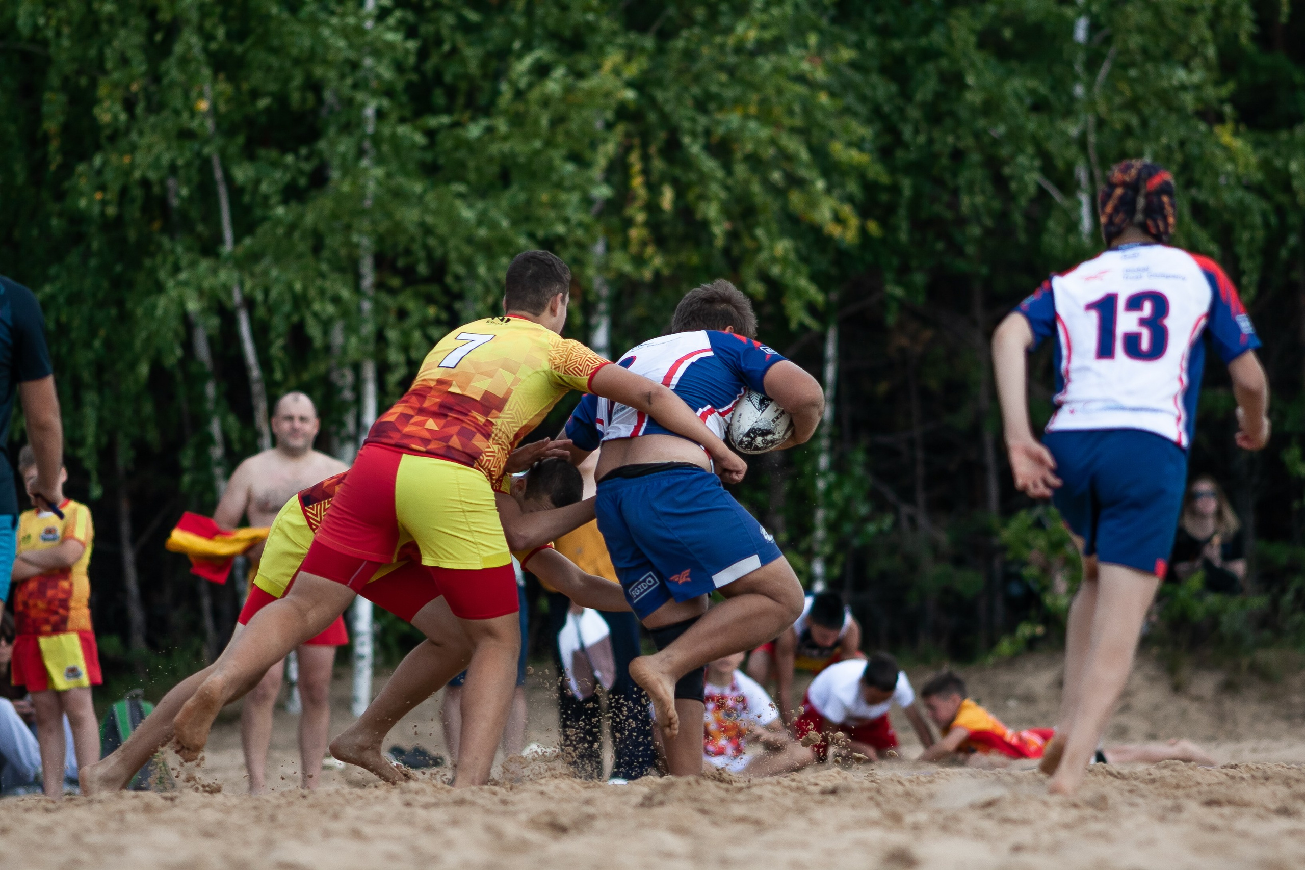 «Кубок «Молота» по пляжному Регби. Фотография