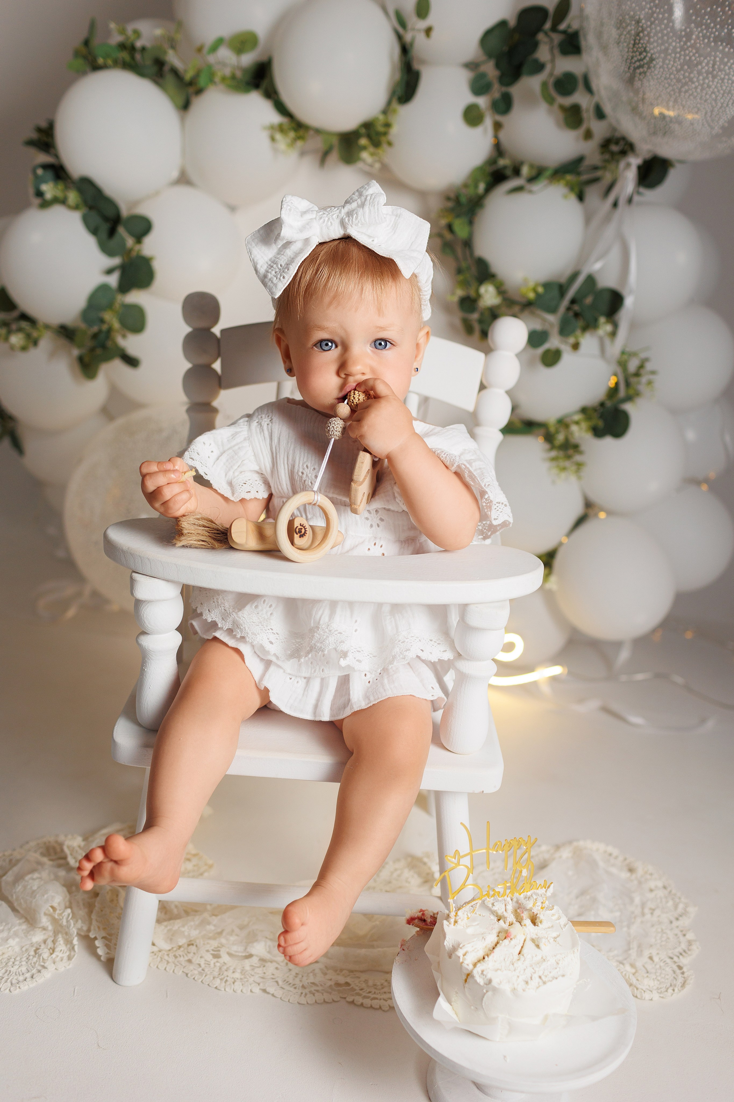 Фотосъёмка первого годика. Фотограф Беременности и Новорождённых в Кемерово