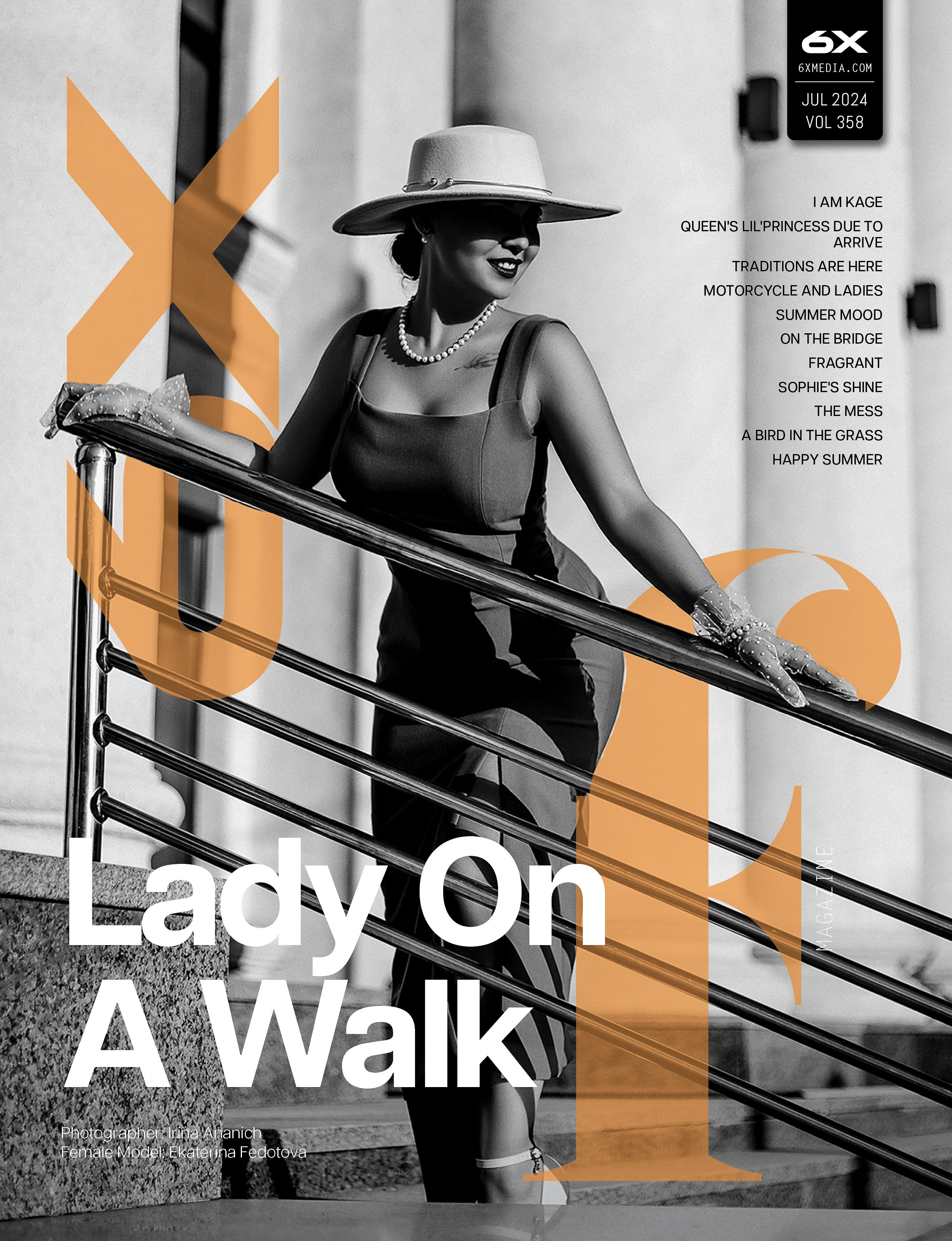 6X Magazine июль 2024. Ирина Ананич. Фотограф в Красноярске