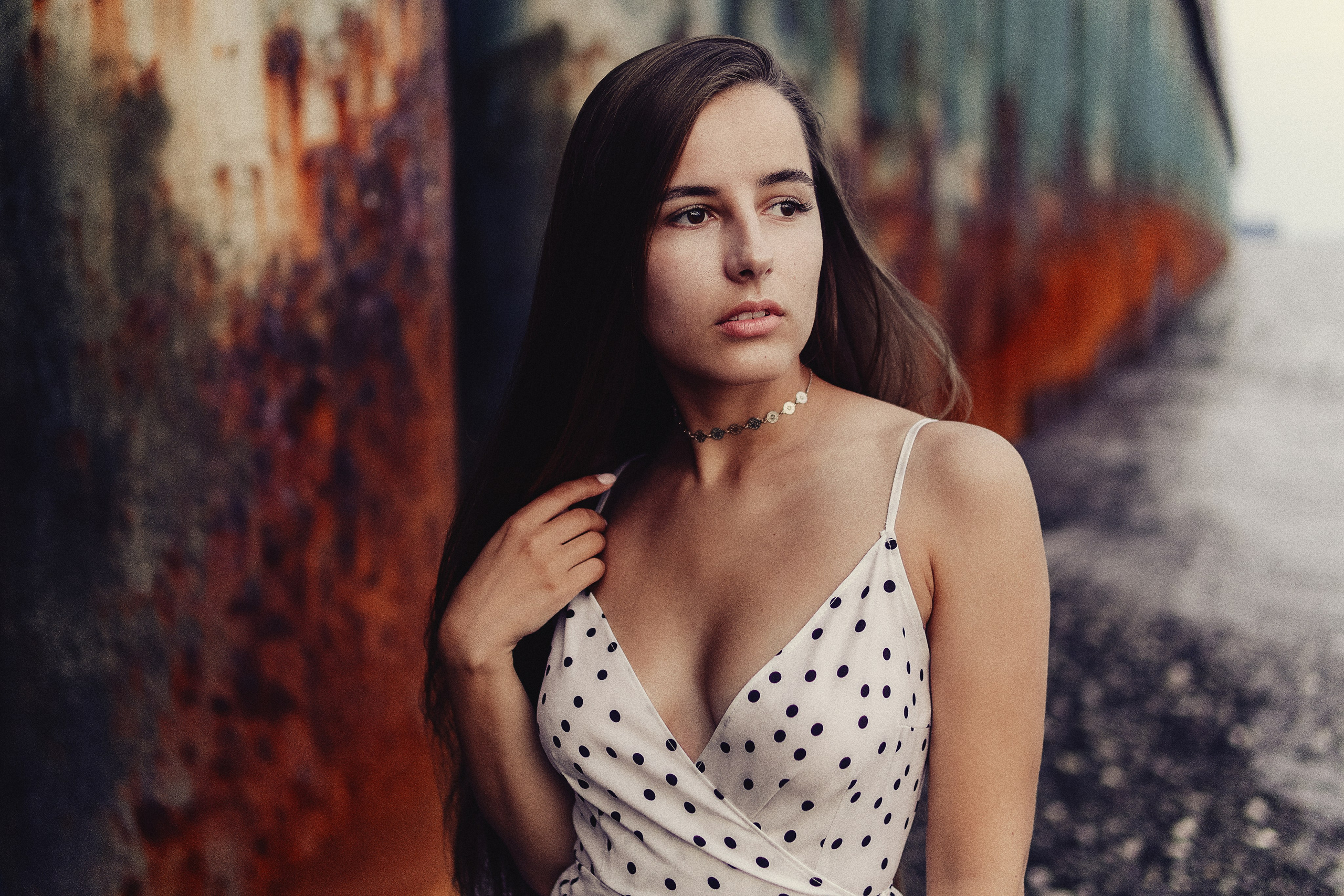 кинематографичный портрет с размытым фоном, Сочи