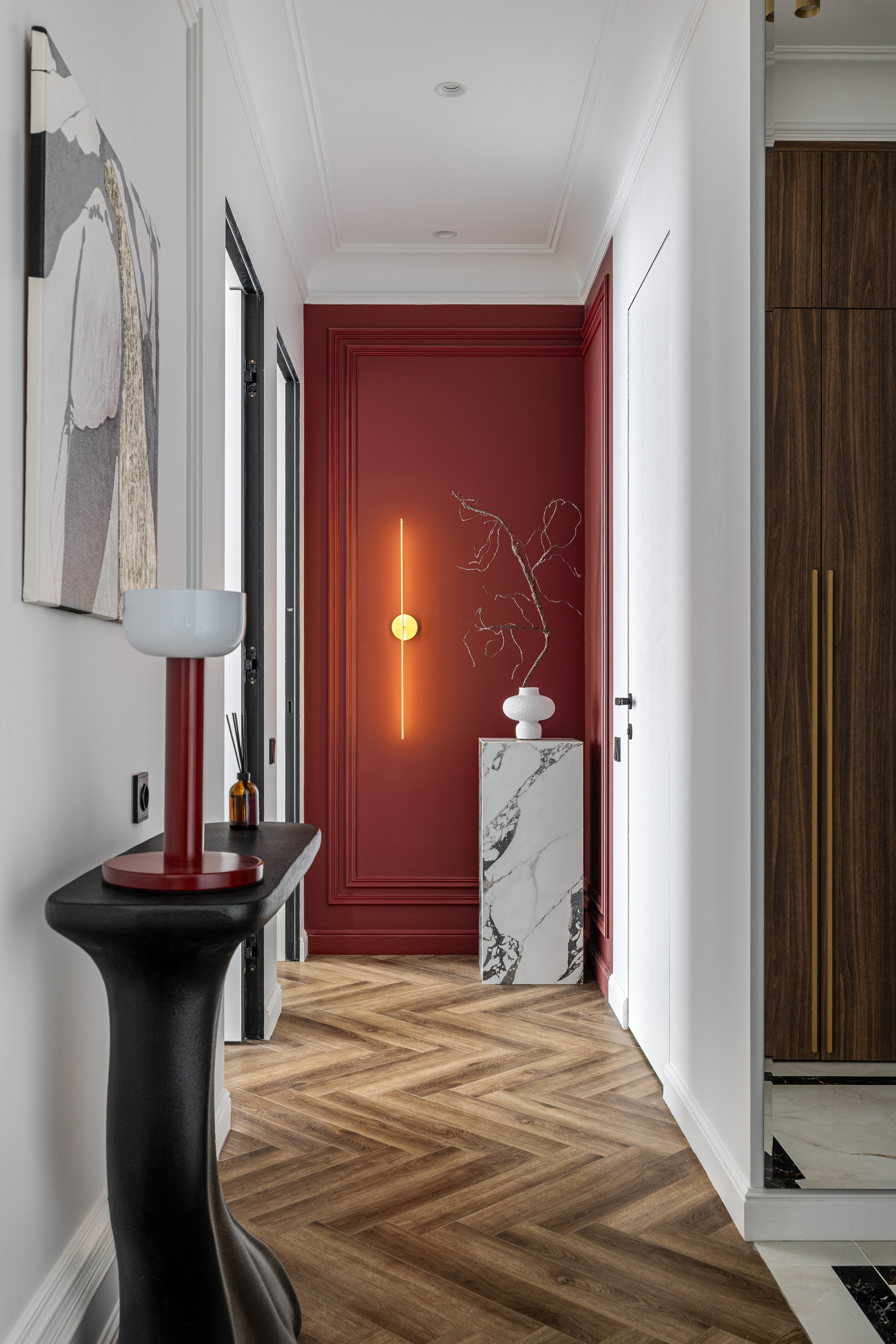 Неоклассика с винными акцентами. ЖК «Will Towers». Veselinskiy| Интерьерный фотограф | Москва