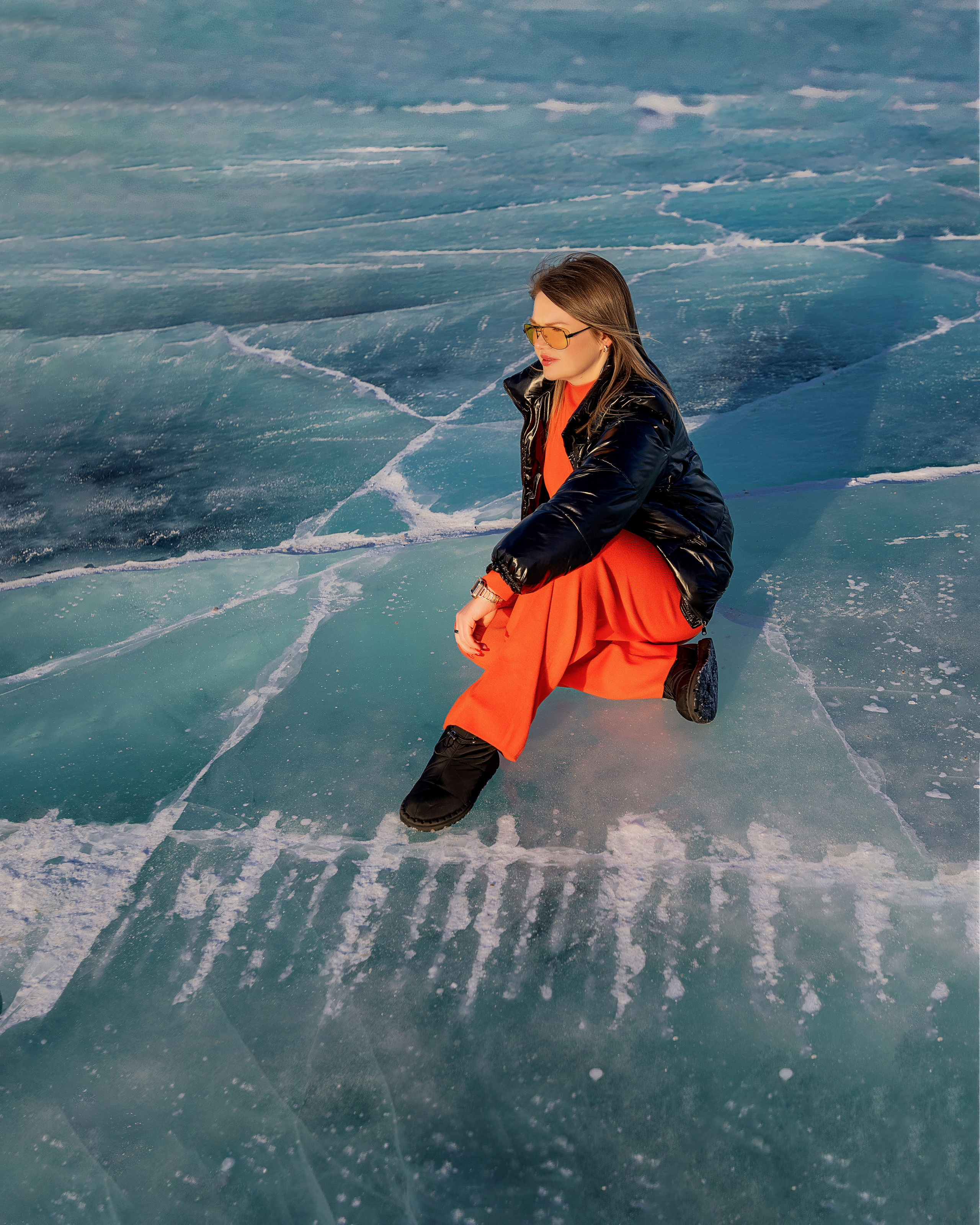 Голубой лёд. Фотограф г. Хабаровск