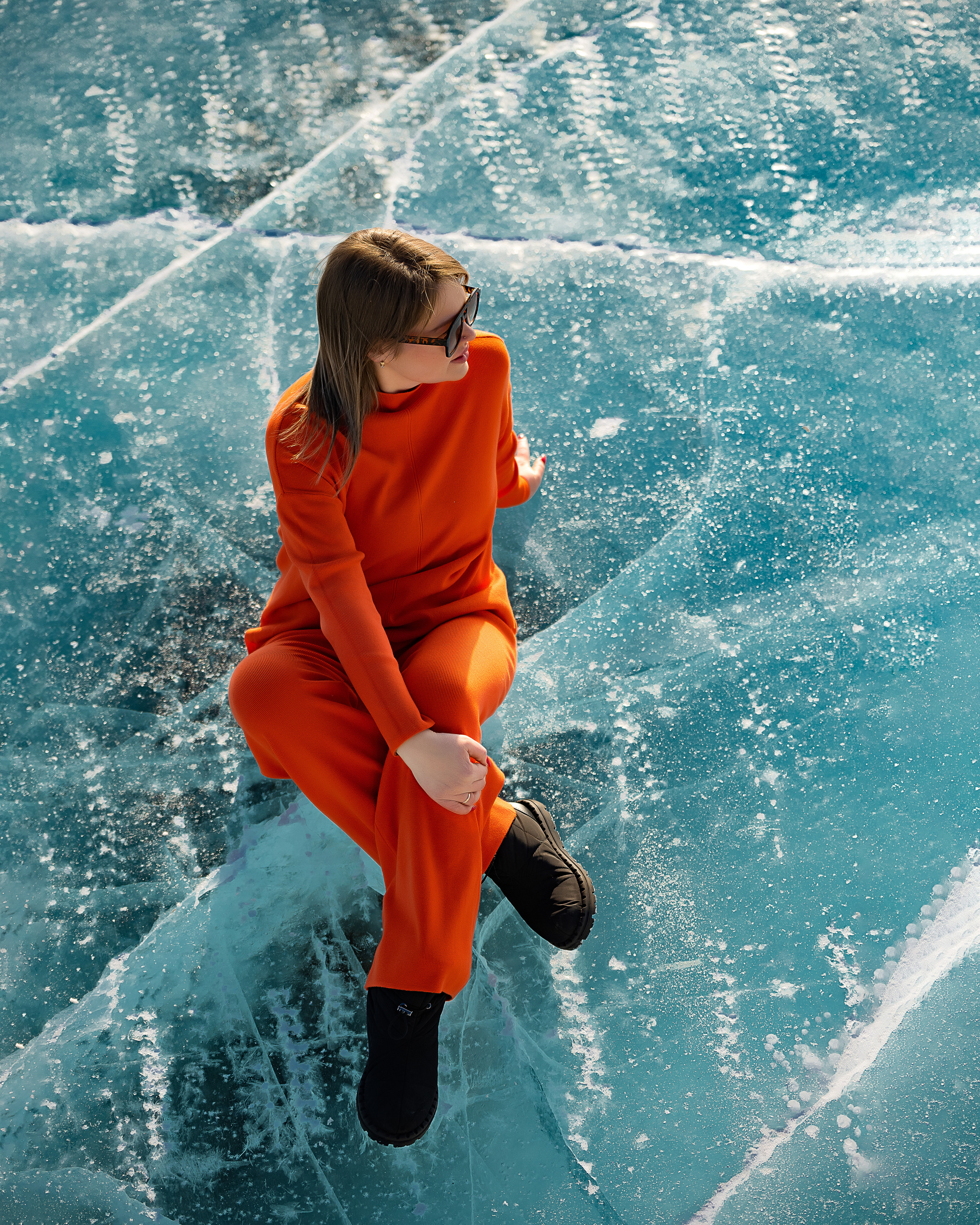 Голубой лёд. Фотограф г. Хабаровск