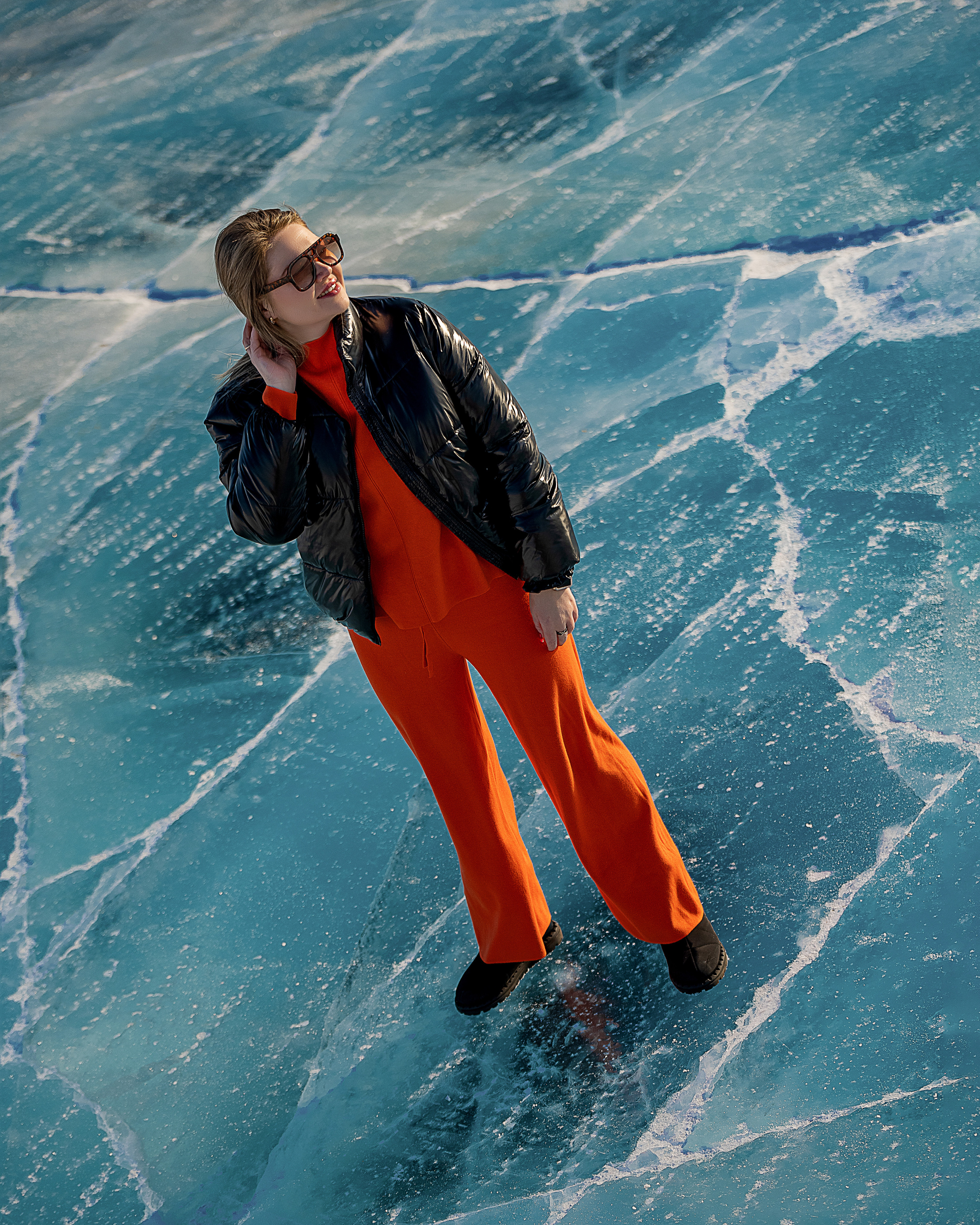 Голубой лёд. Фотограф г. Хабаровск